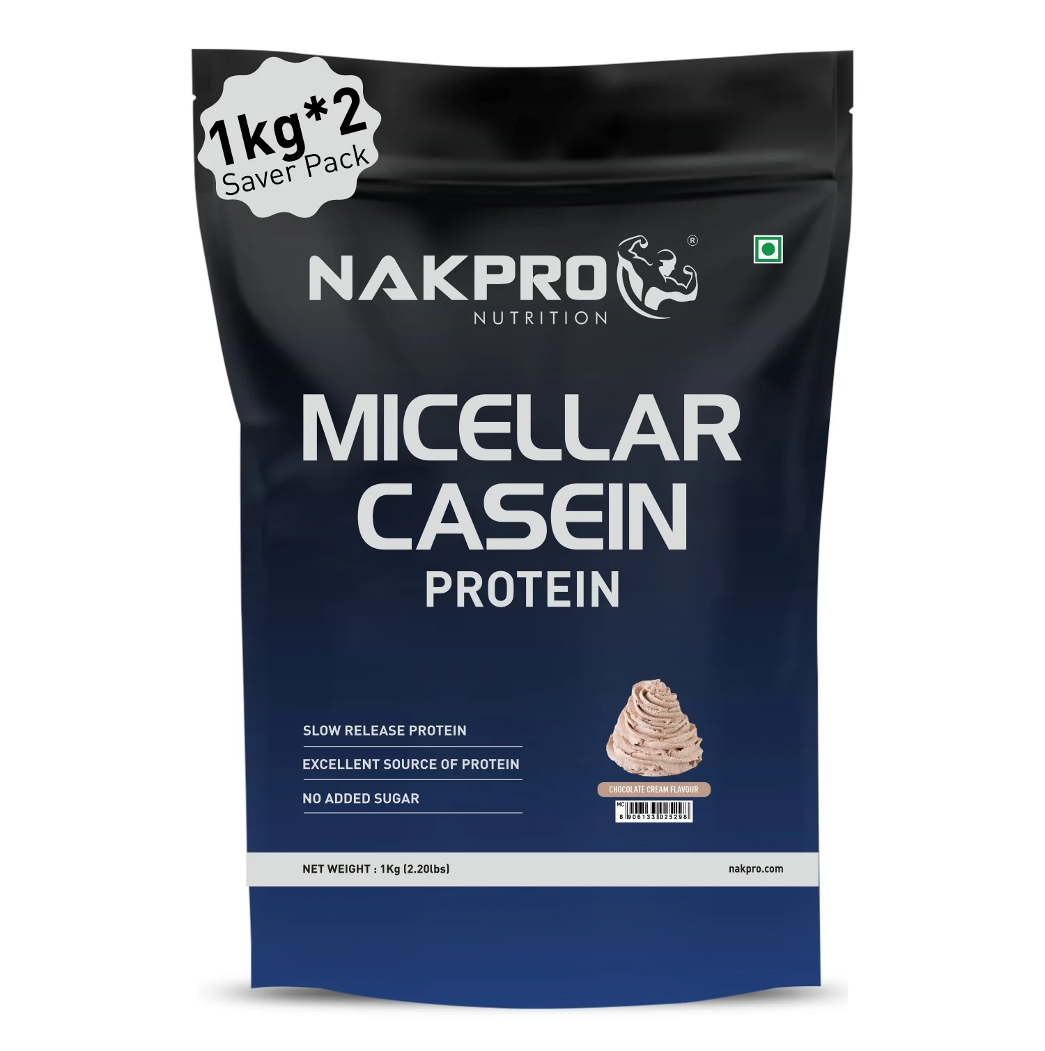 Nakpro Micellar Casein Protein Powder | 80g Protein | Slow Release Protein - Image 7