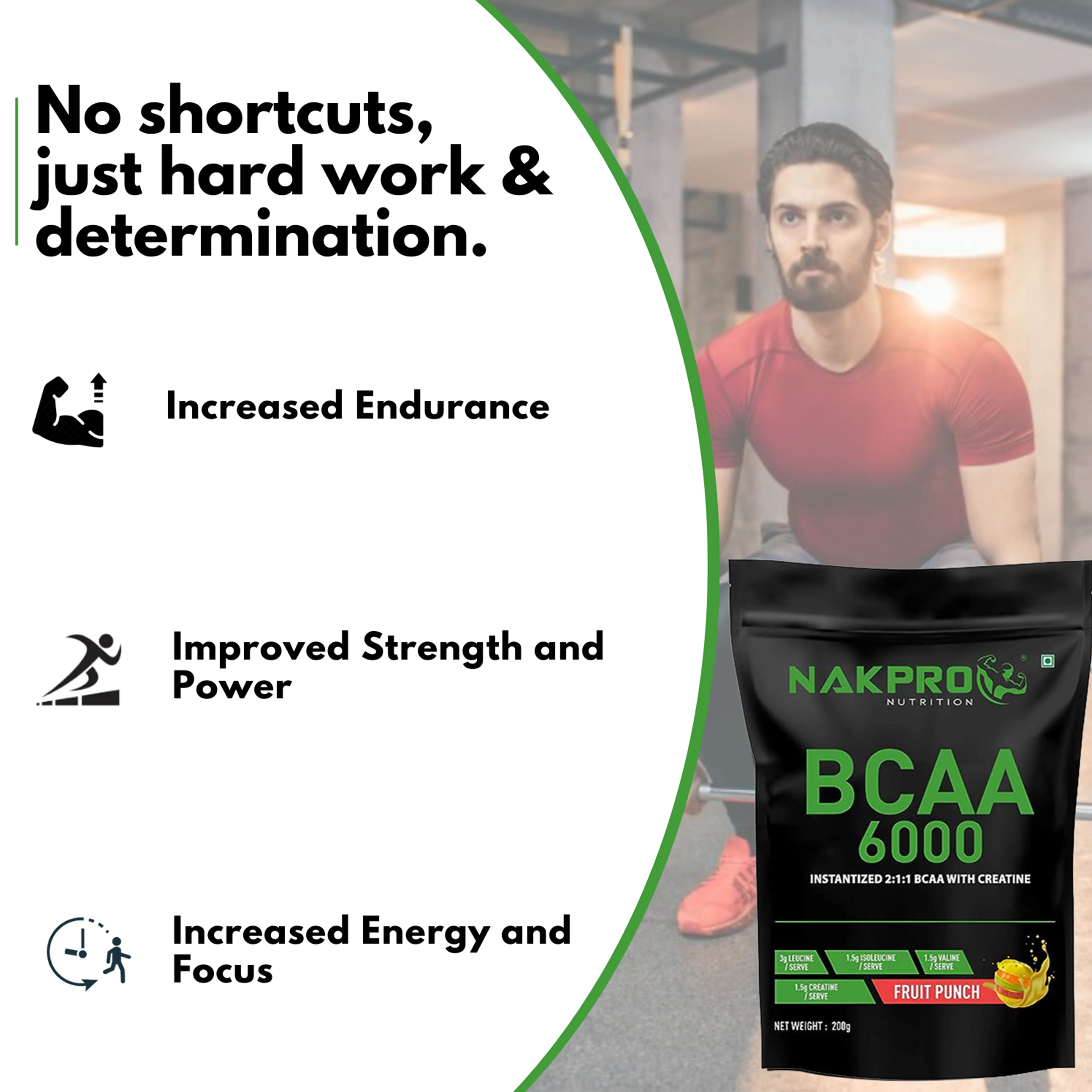 Nakpro BCAA Powder | Amino Acid | Supports workout performance - Image 26