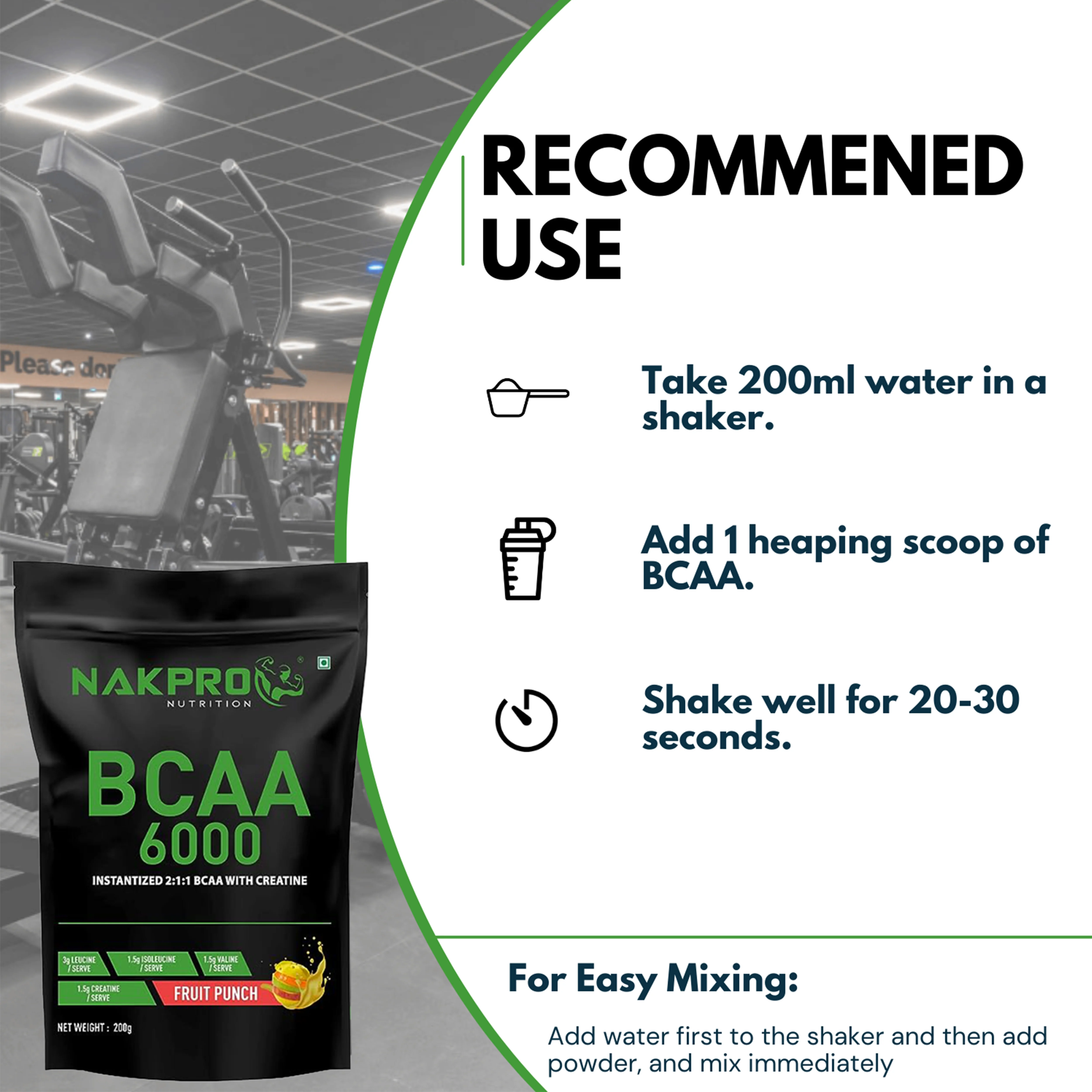Nakpro BCAA Powder | Amino Acid | Supports workout performance - Image 29