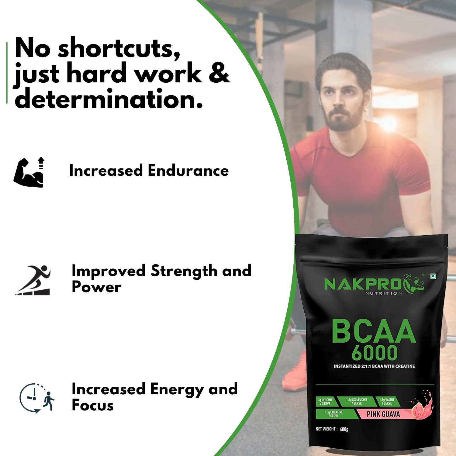 Nakpro BCAA Powder | Amino Acid | Supports workout performance - Image 41