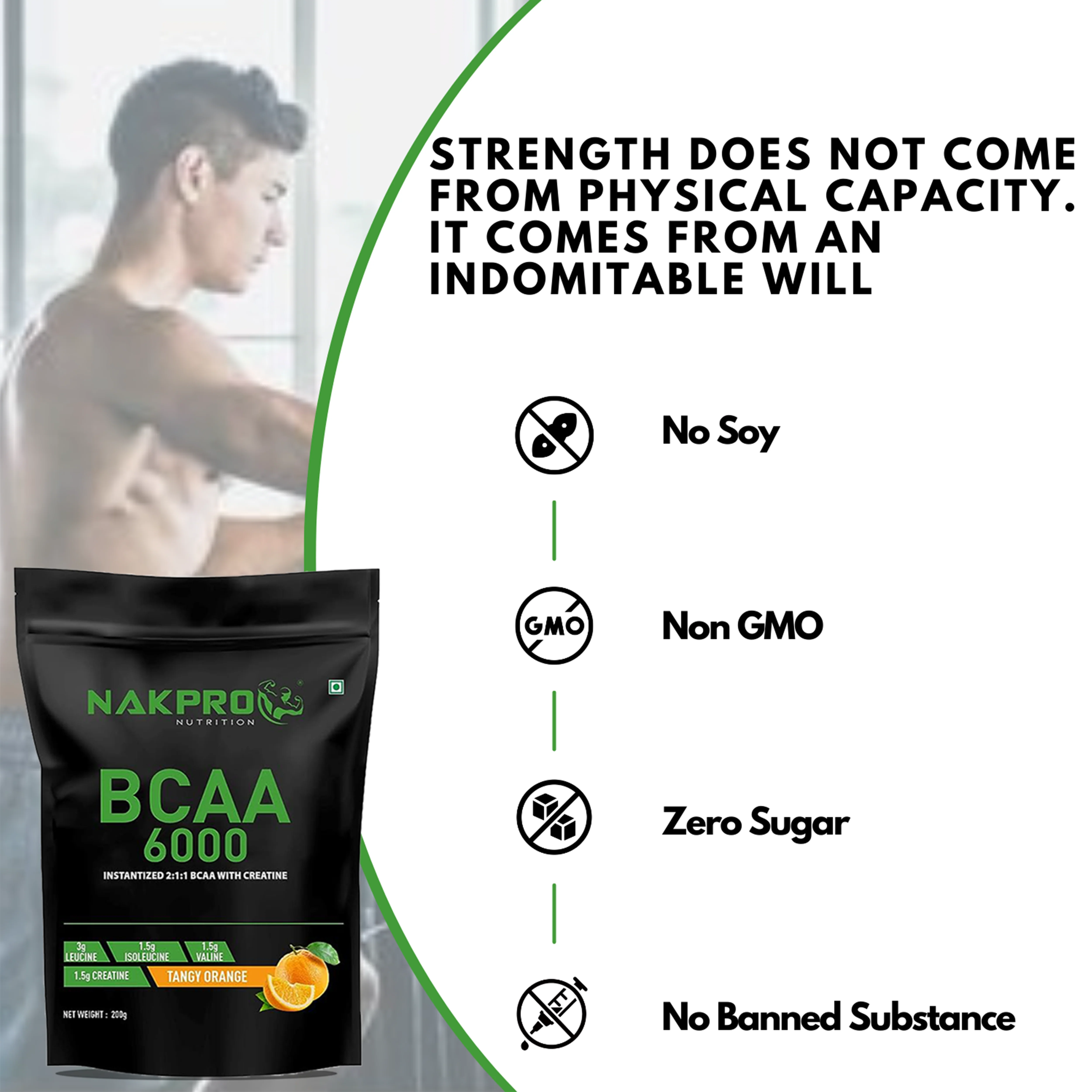 Nakpro BCAA Powder | Amino Acid | Supports workout performance - Image 55