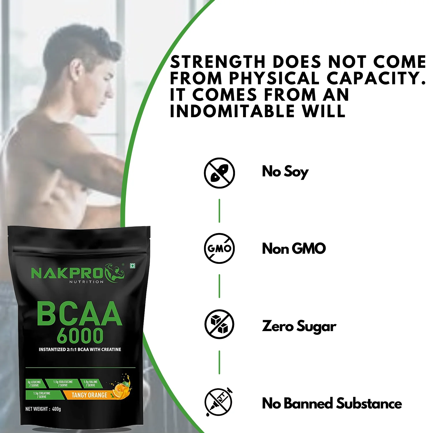 Nakpro BCAA Powder | Amino Acid | Supports workout performance - Image 61