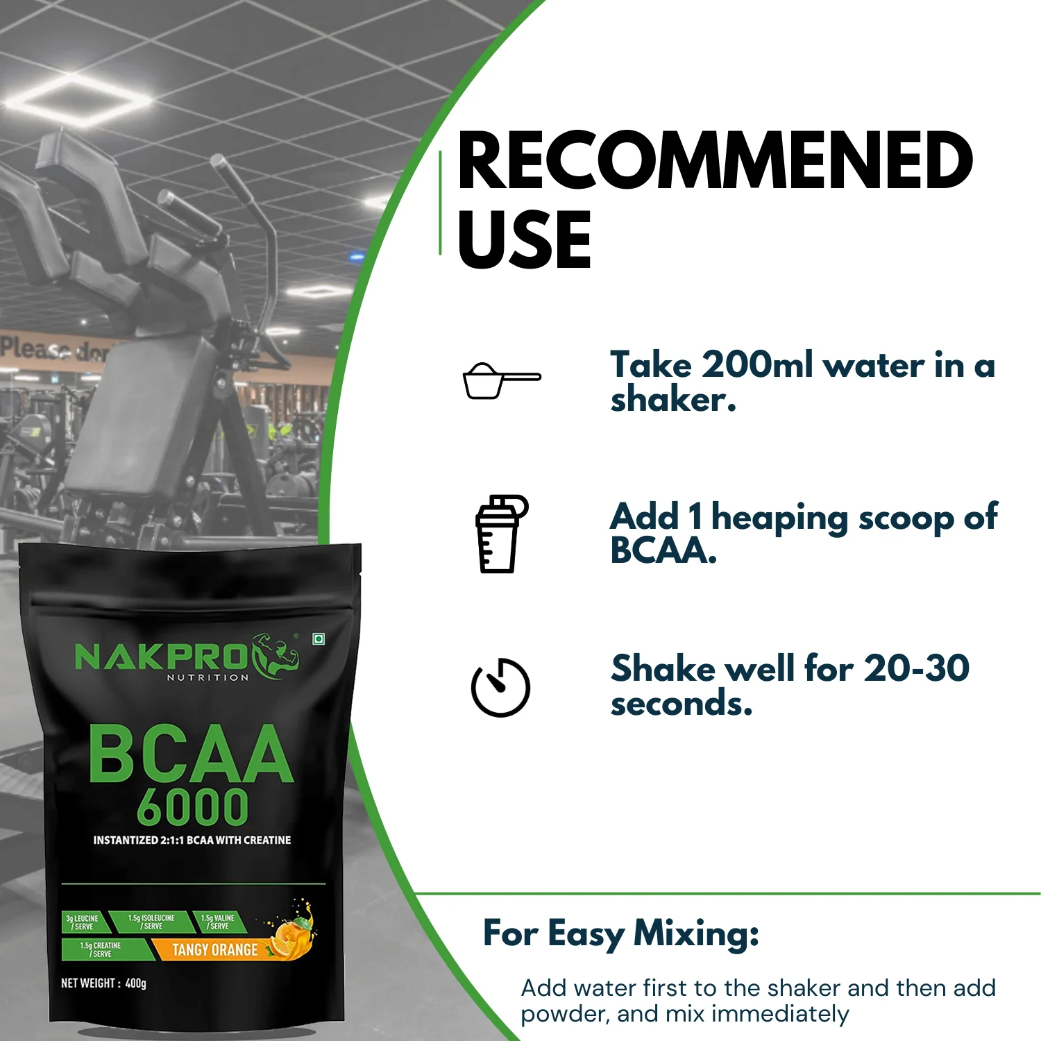 Nakpro BCAA Powder | Amino Acid | Supports workout performance - Image 62