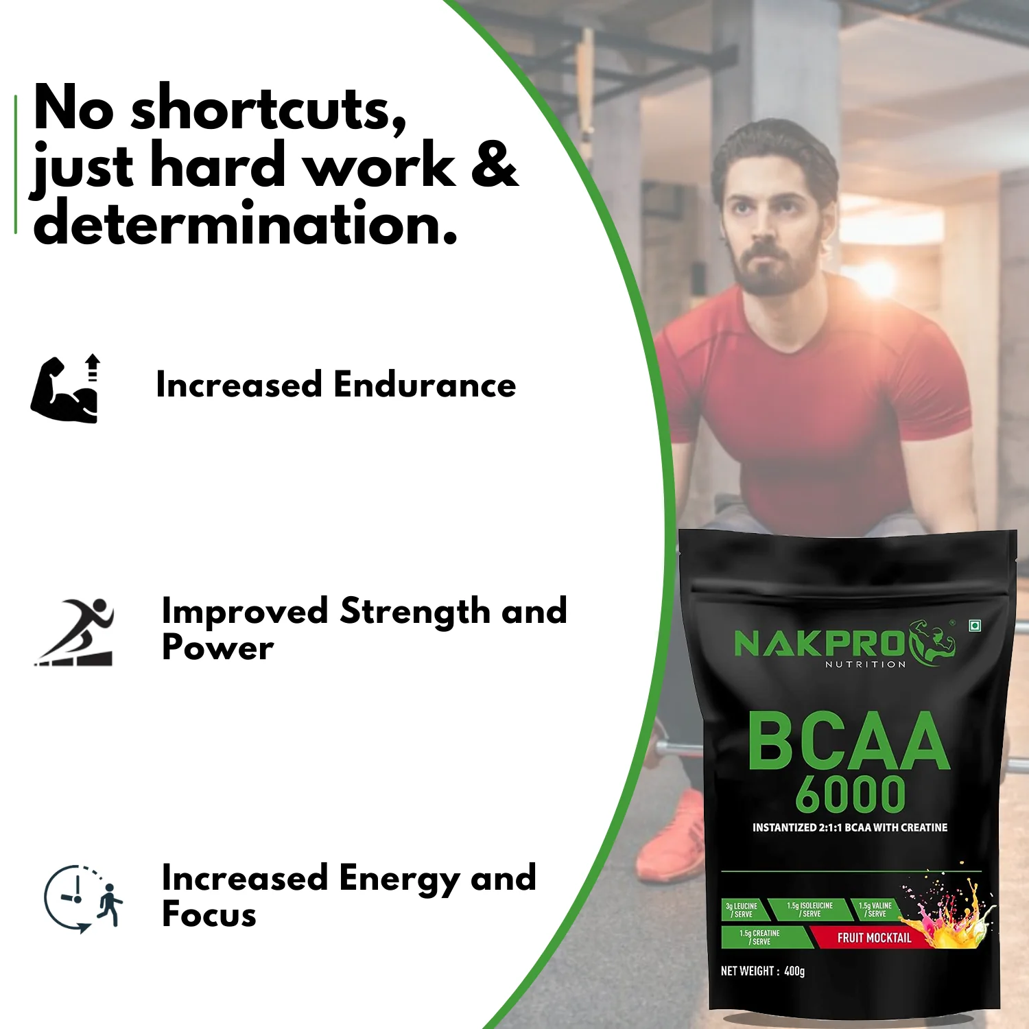 Nakpro BCAA Powder | Amino Acid | Supports workout performance - Image 73