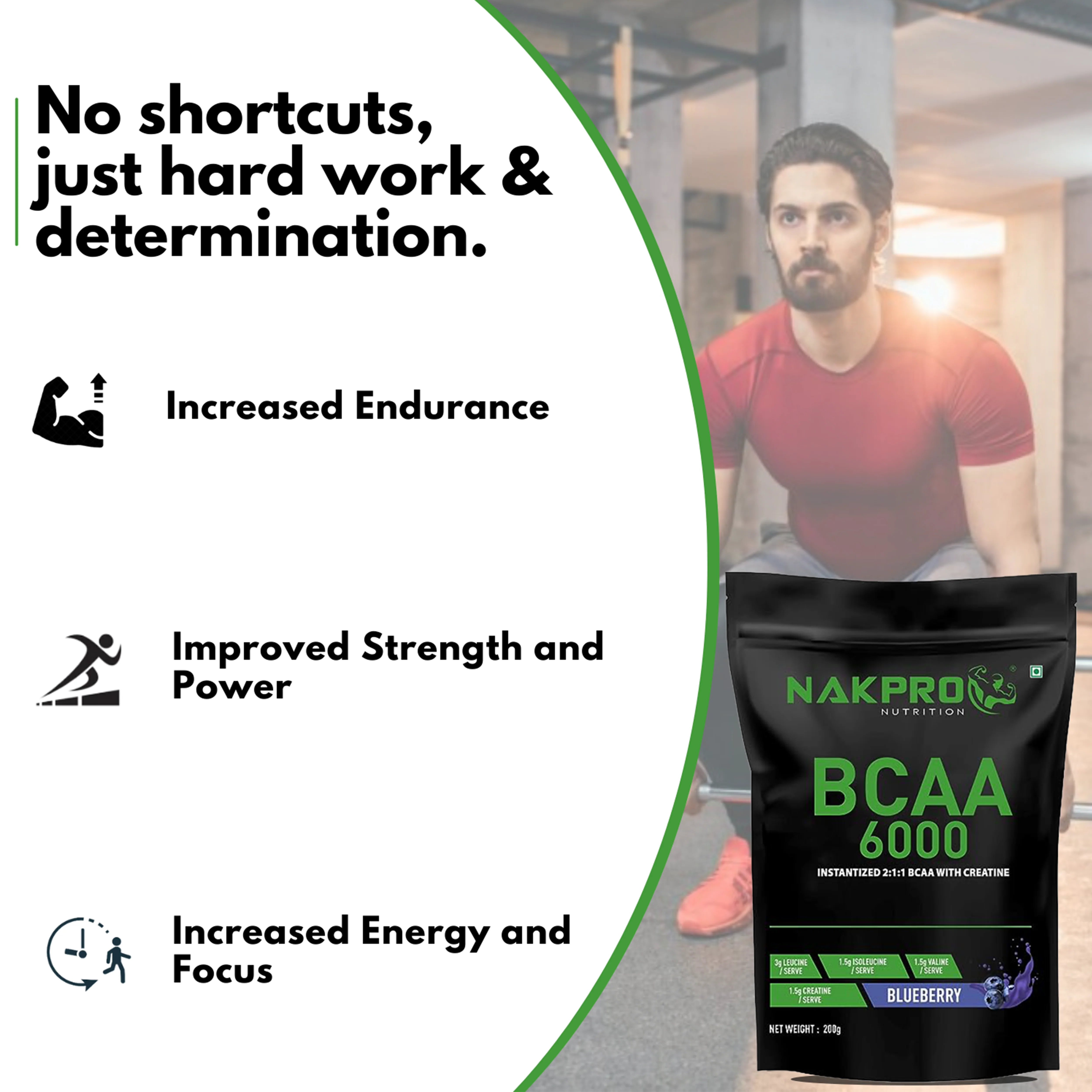Nakpro BCAA Powder | Amino Acid | Supports workout performance - Image 8