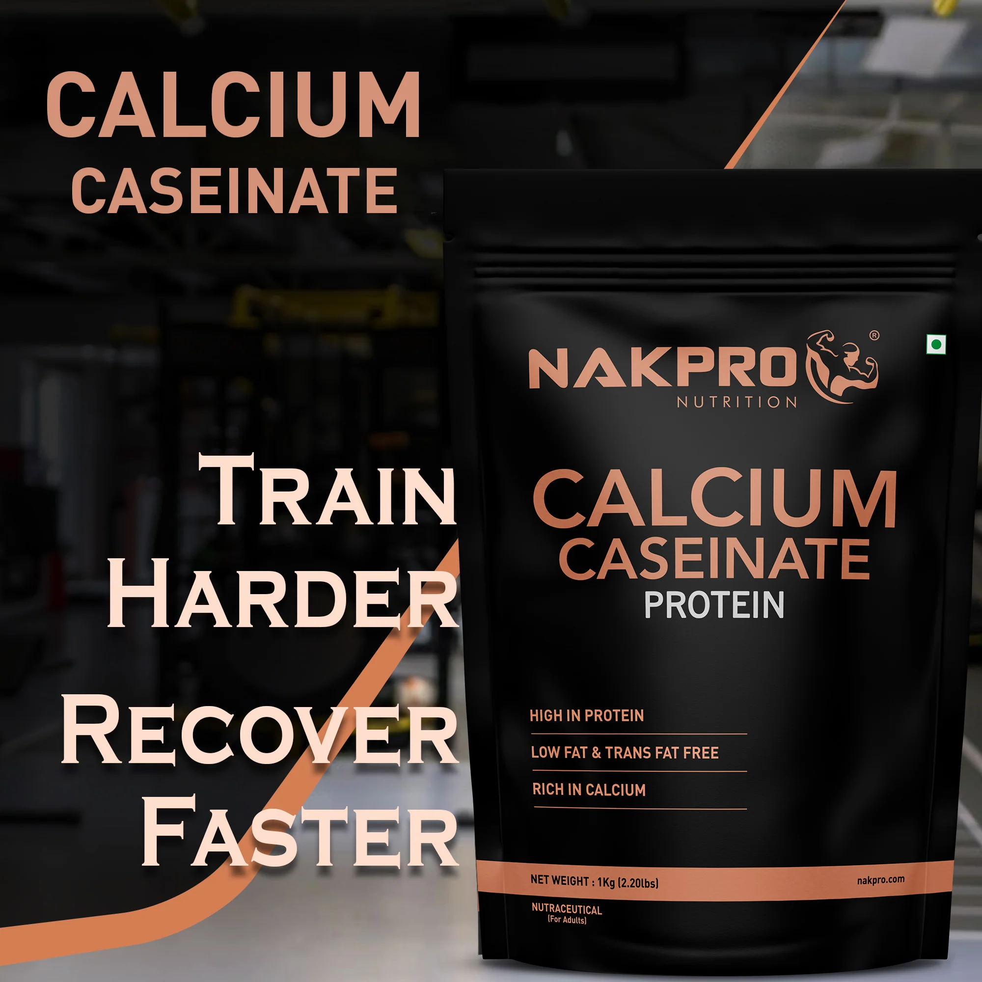 Nakpro Calcium Caseinate Protein Powder | 81g Protein | Slow Release Protein | High Calcium - Image 162