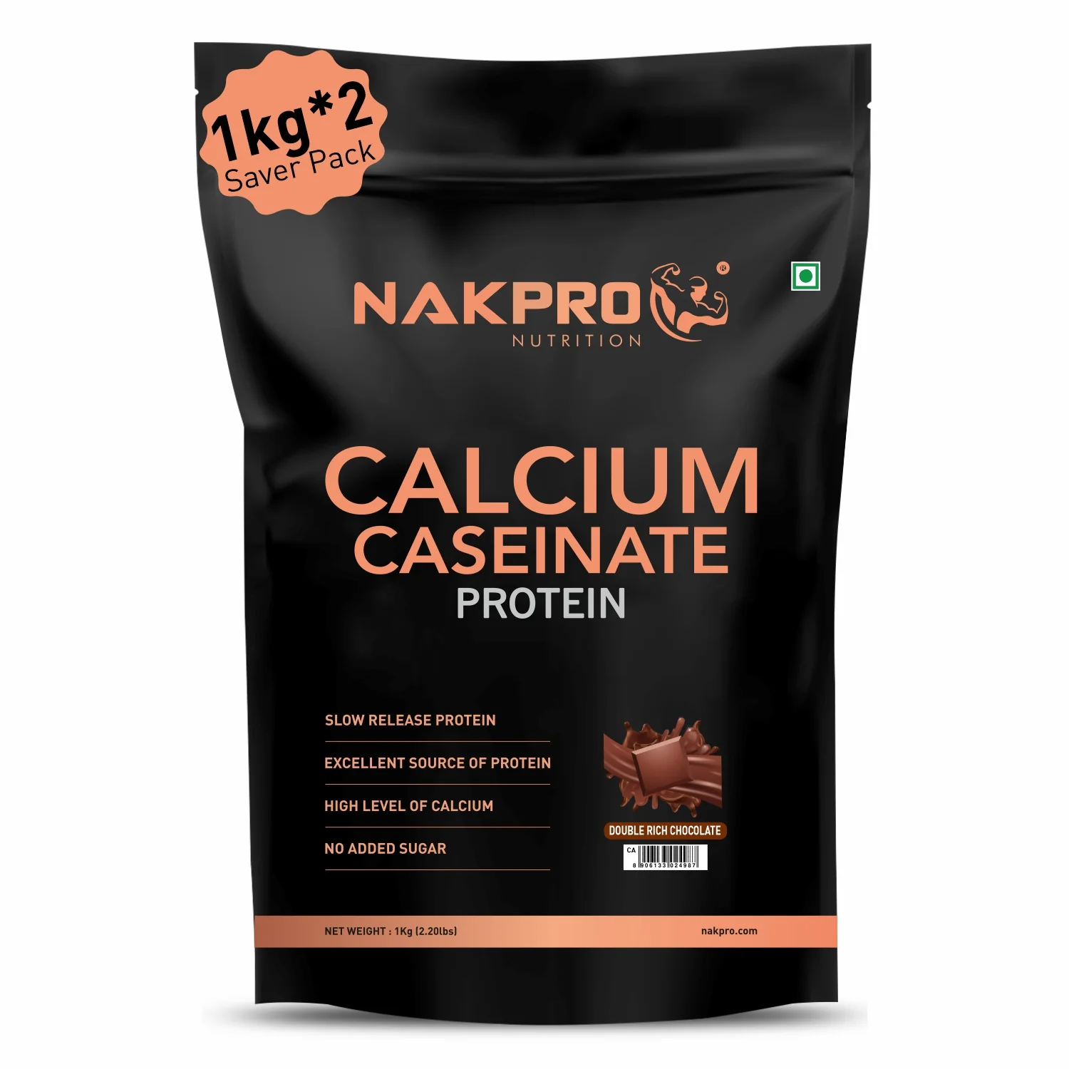 Nakpro Calcium Caseinate Protein Powder | 81g Protein | Slow Release Protein | High Calcium - Image 21