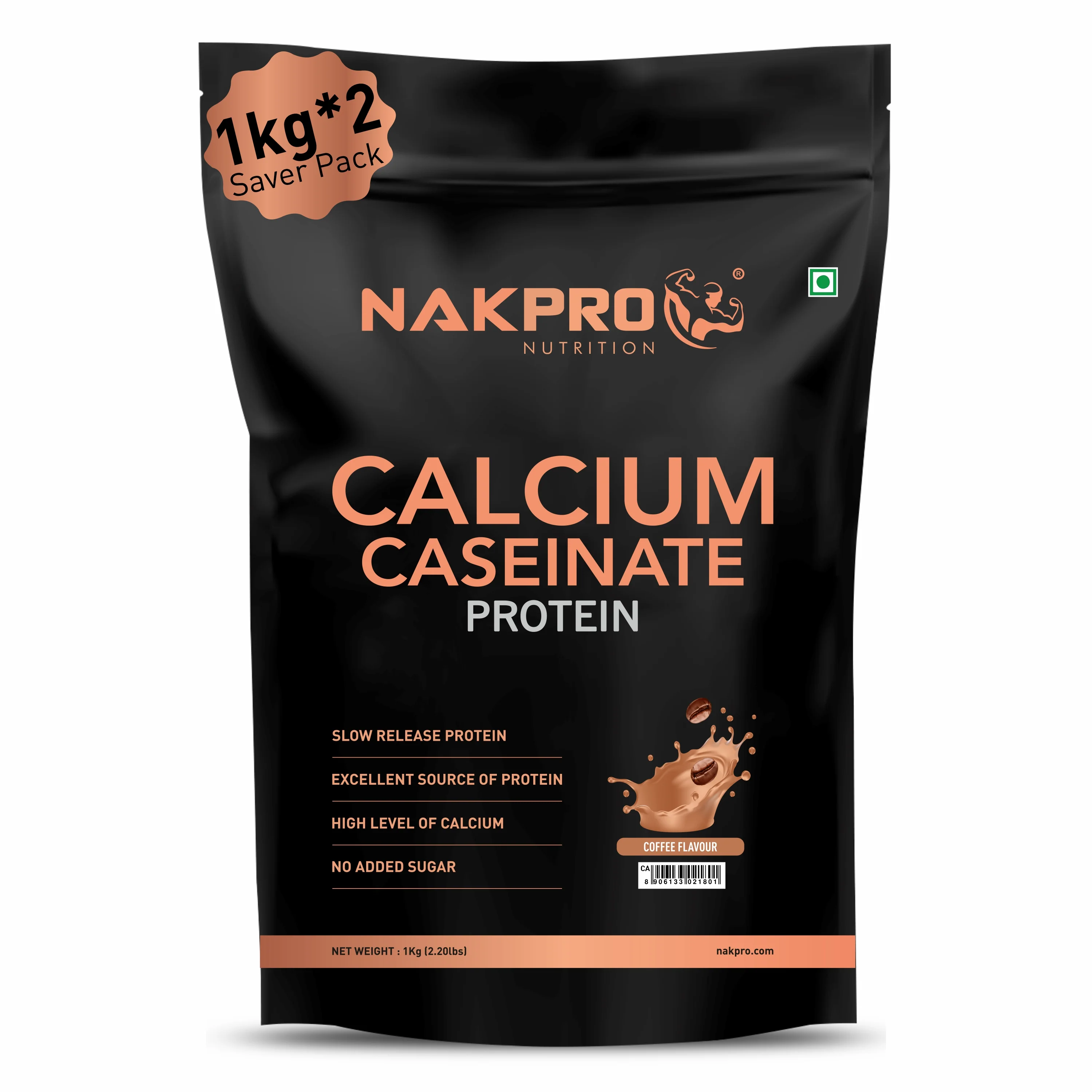 Nakpro Calcium Caseinate Protein Powder | 81g Protein | Slow Release Protein | High Calcium - Image 25