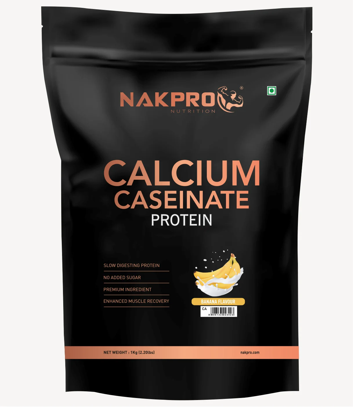 Nakpro Calcium Caseinate Protein Powder | 81g Protein | Slow Release Protein | High Calcium - Image 4