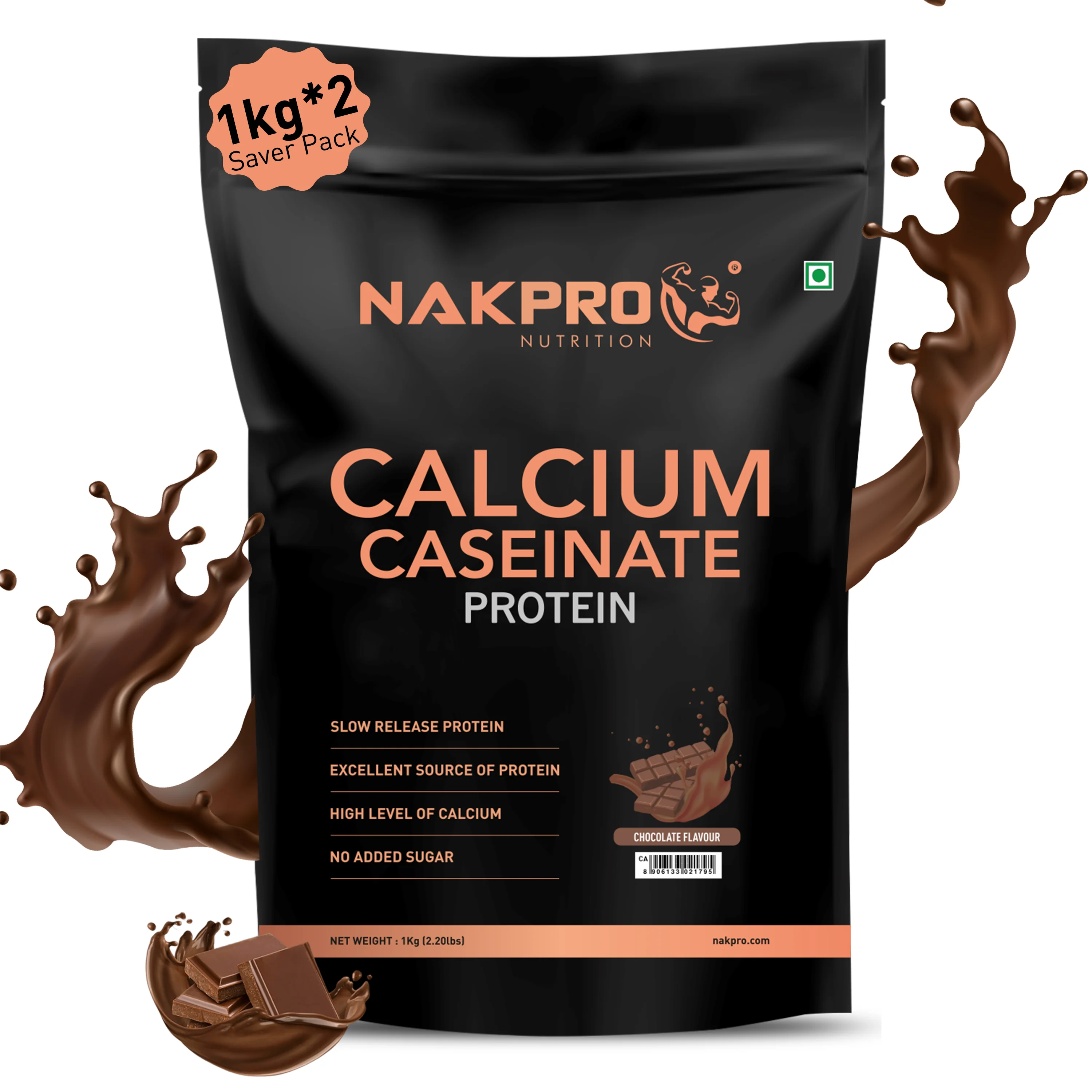 Nakpro Calcium Caseinate Protein Powder | 81g Protein | Slow Release Protein | High Calcium - Image 52