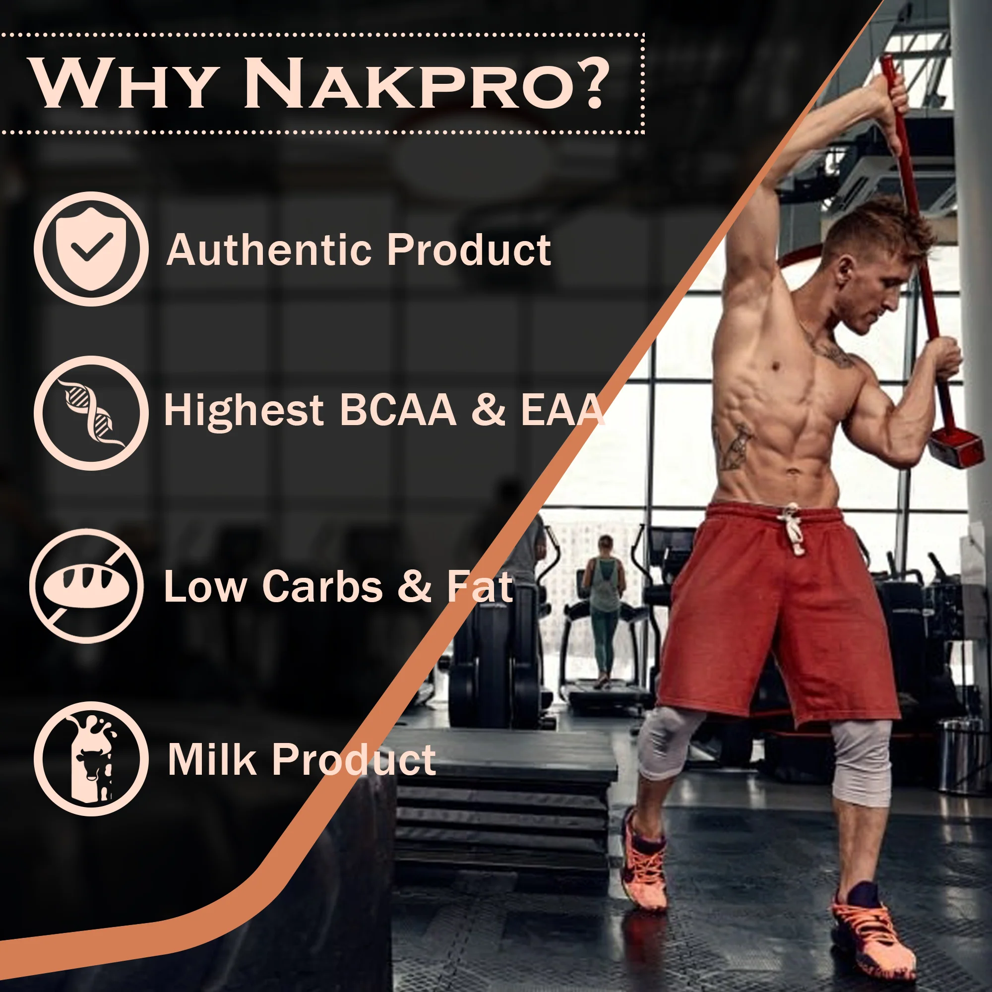 Nakpro Calcium Caseinate Protein Powder | 81g Protein | Slow Release Protein | High Calcium - Image 60