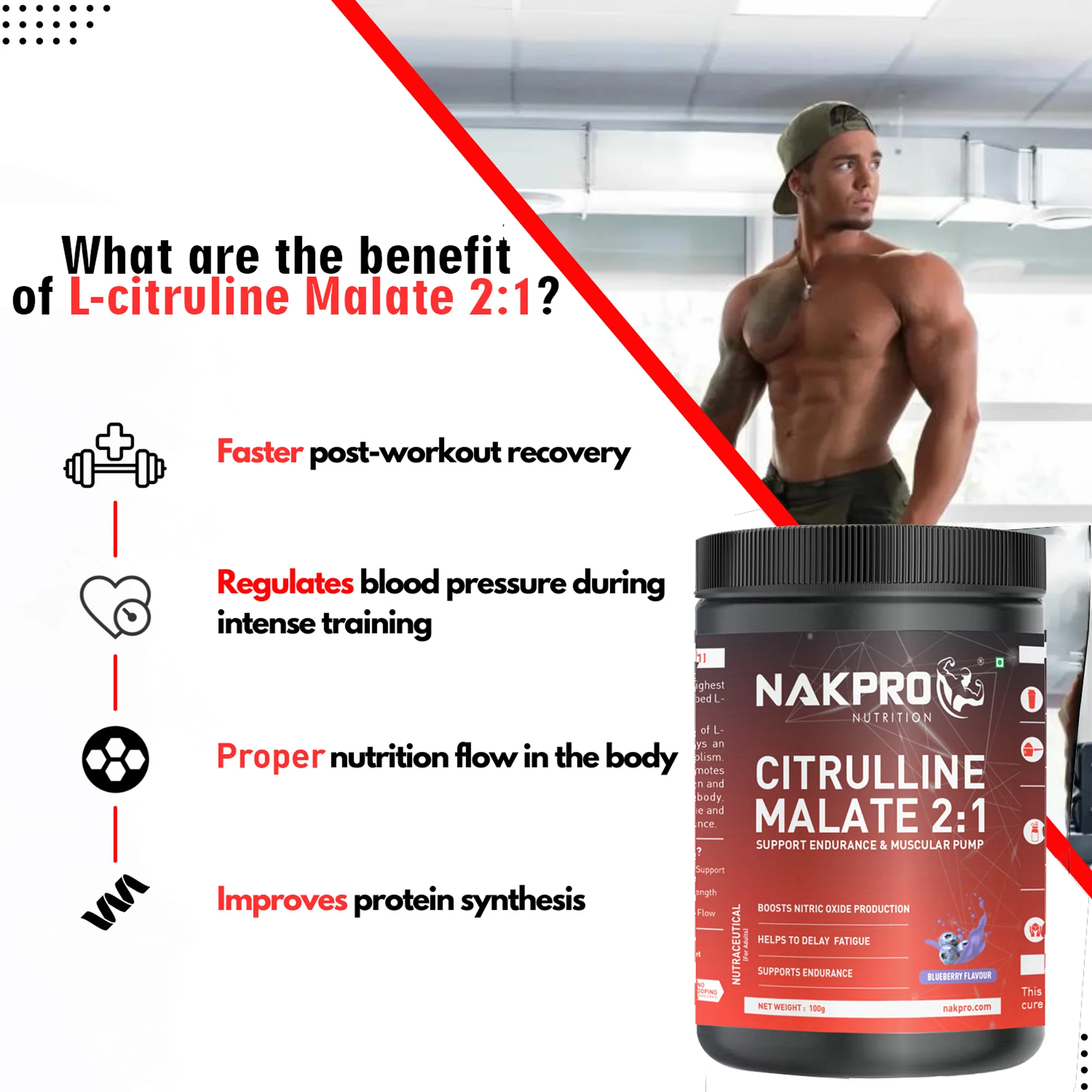 Nakpro Citrulline Malate | Amino Acid Supplement | Exercise Performance Support - Image 13
