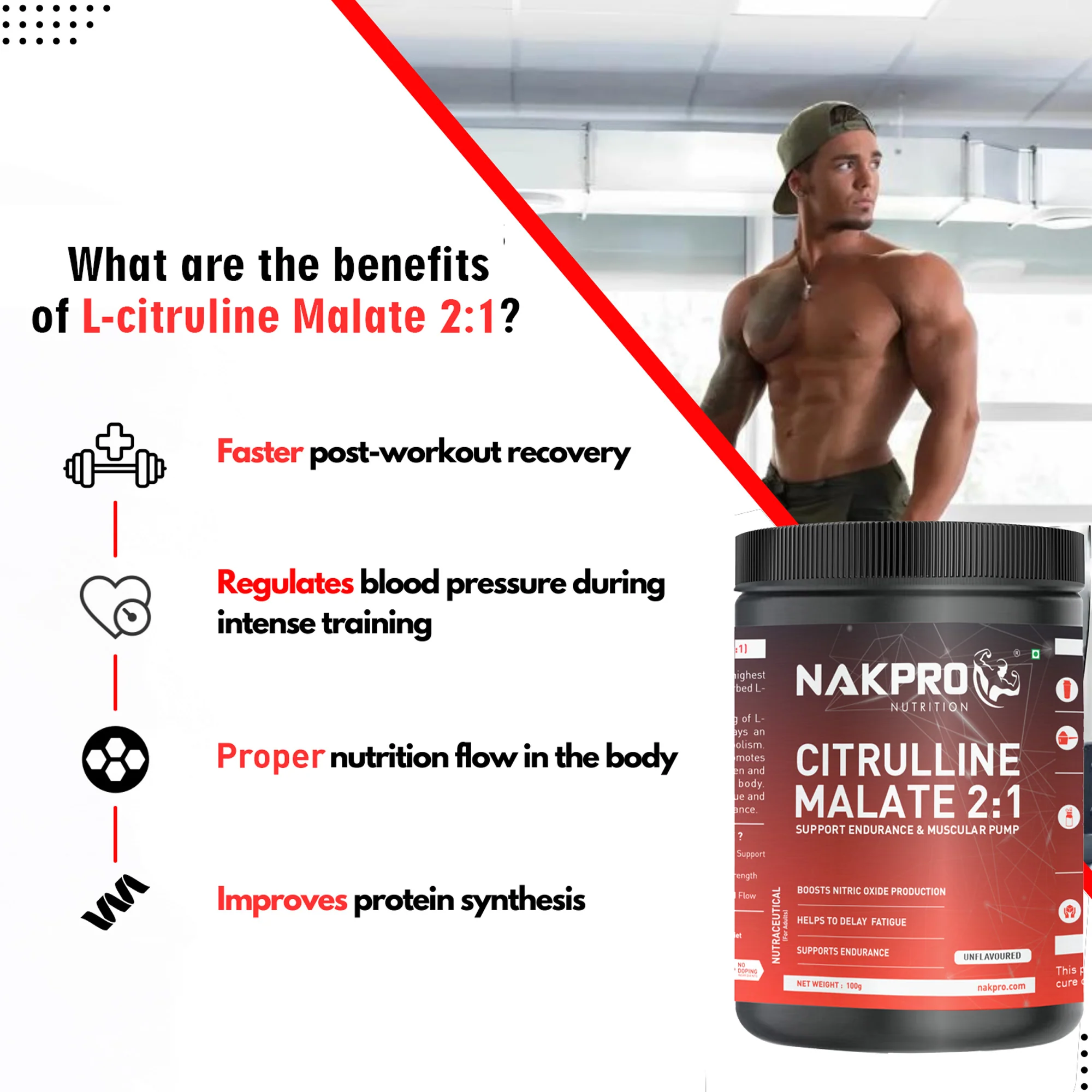 Nakpro Citrulline Malate | Amino Acid Supplement | Exercise Performance Support - Image 19