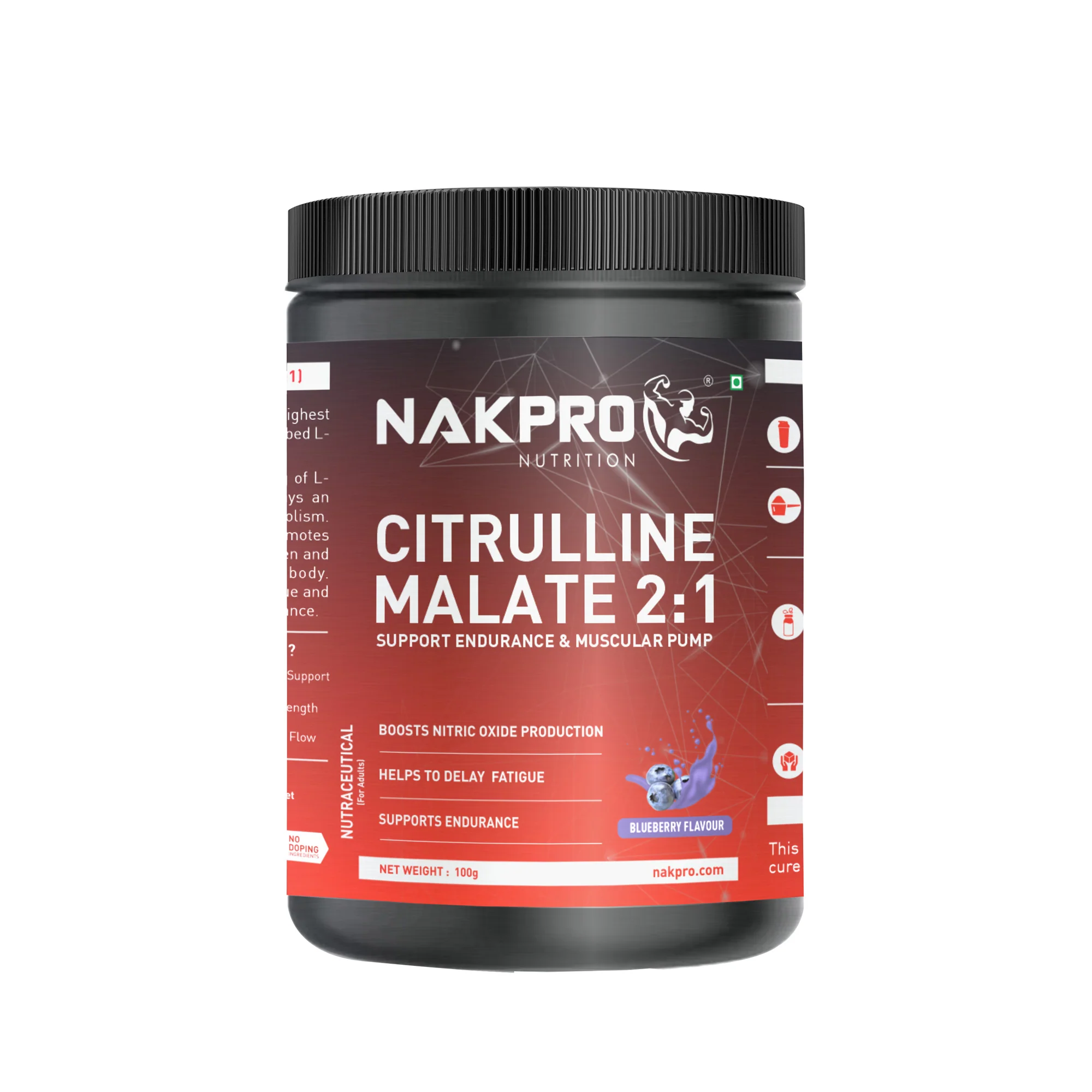 Nakpro Citrulline Malate | Amino Acid Supplement | Exercise Performance Support - Image 9