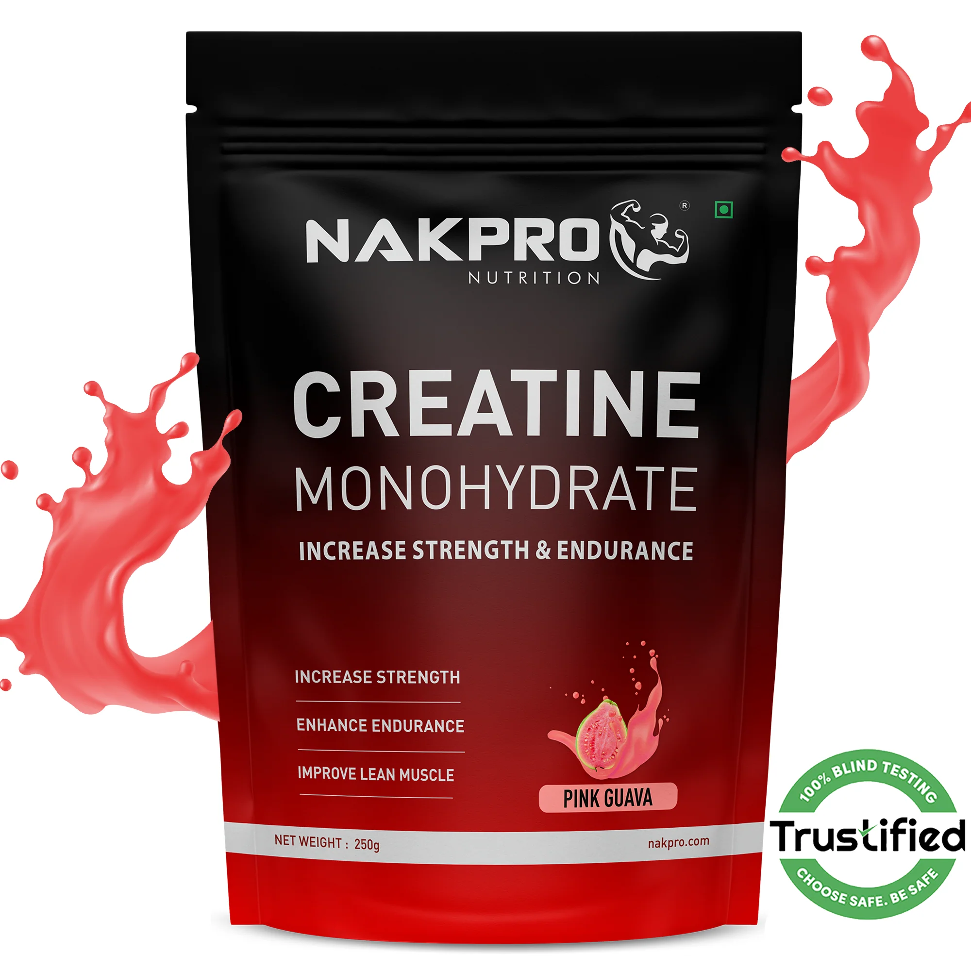 Nakpro Micronized Creatine Monohydrate | Maintenance and Support muscle | Trustified Certified - Image 11