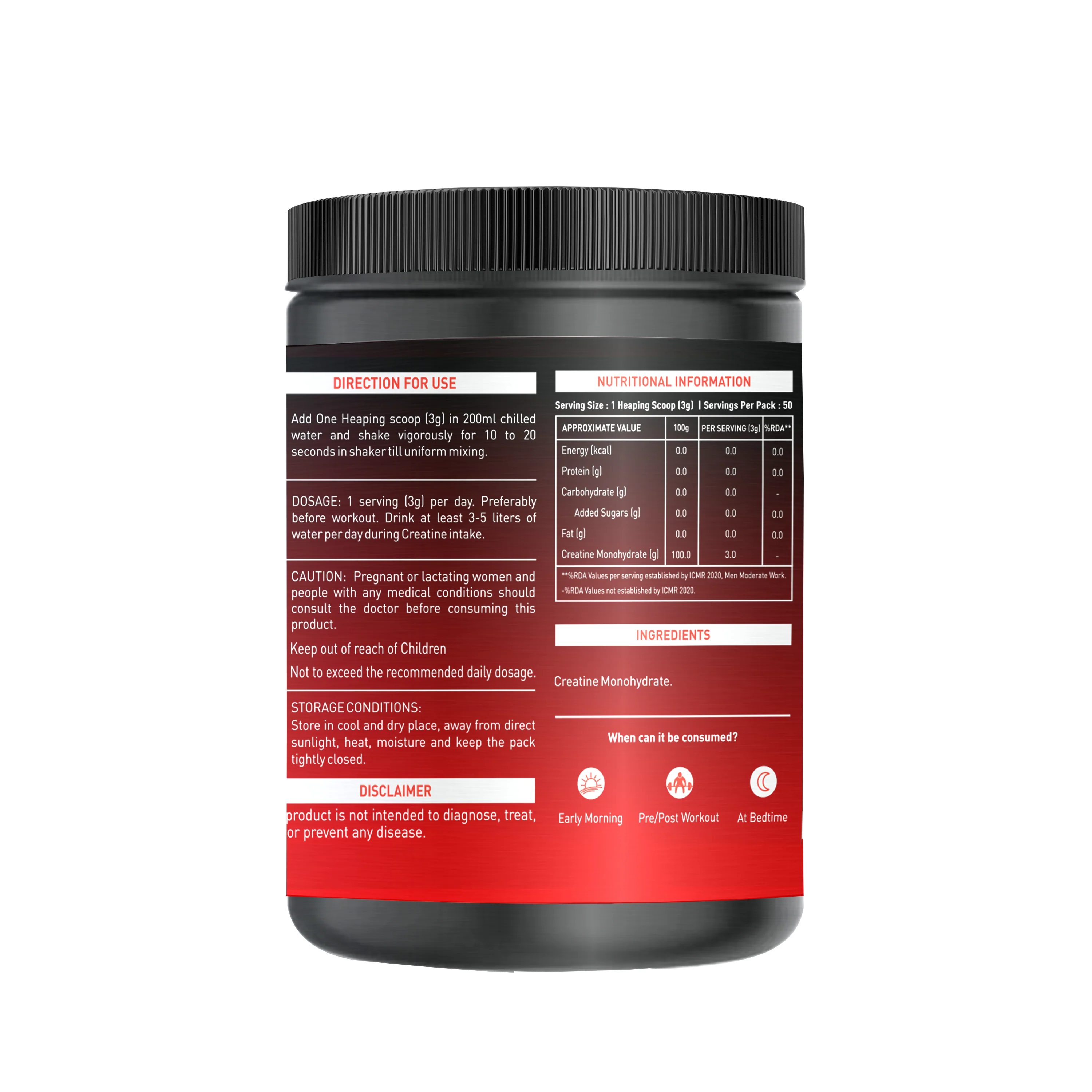 Nakpro Micronized Creatine Monohydrate | Maintenance and Support muscle | Trustified Certified - Image 110