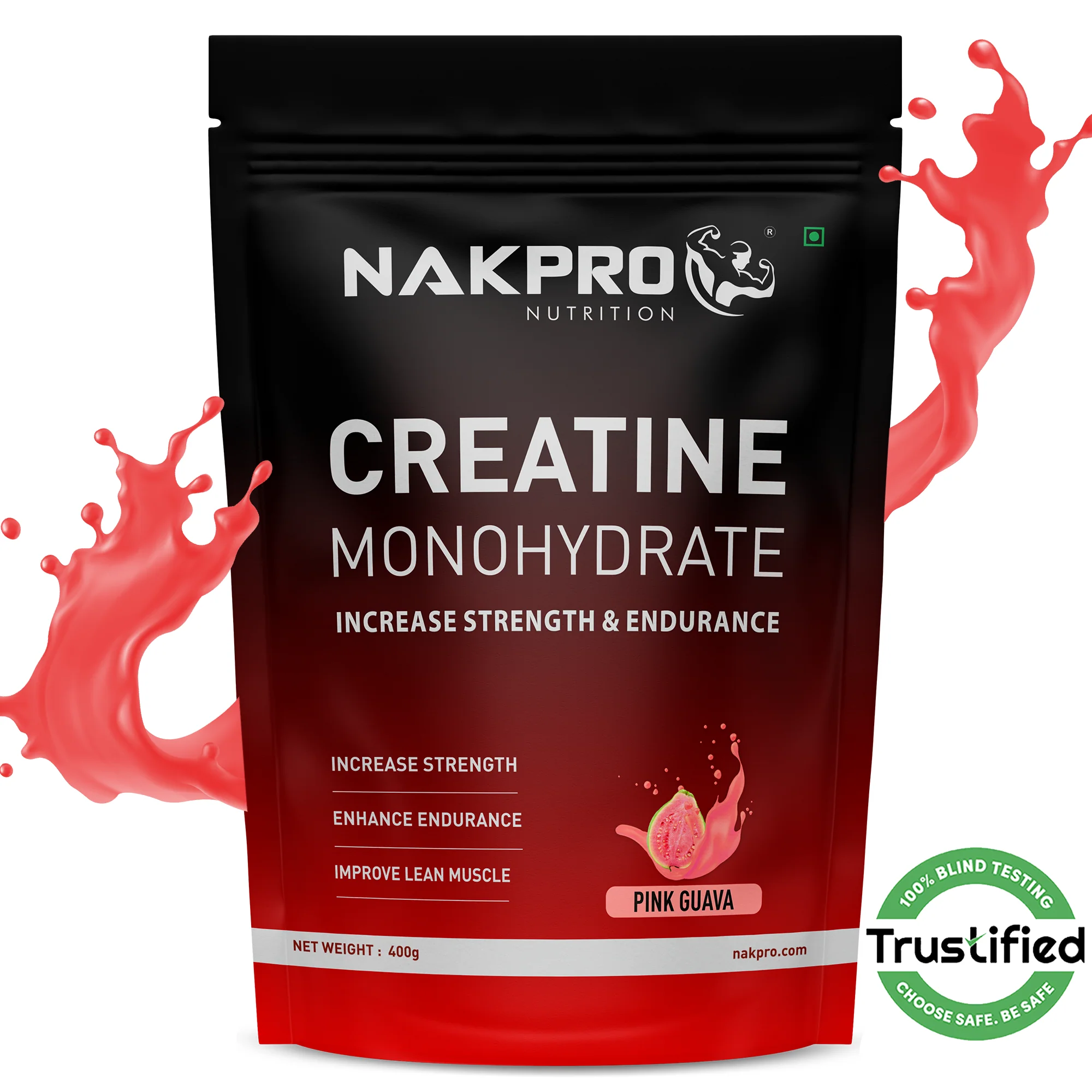 Nakpro Micronized Creatine Monohydrate | Maintenance and Support muscle | Trustified Certified - Image 12