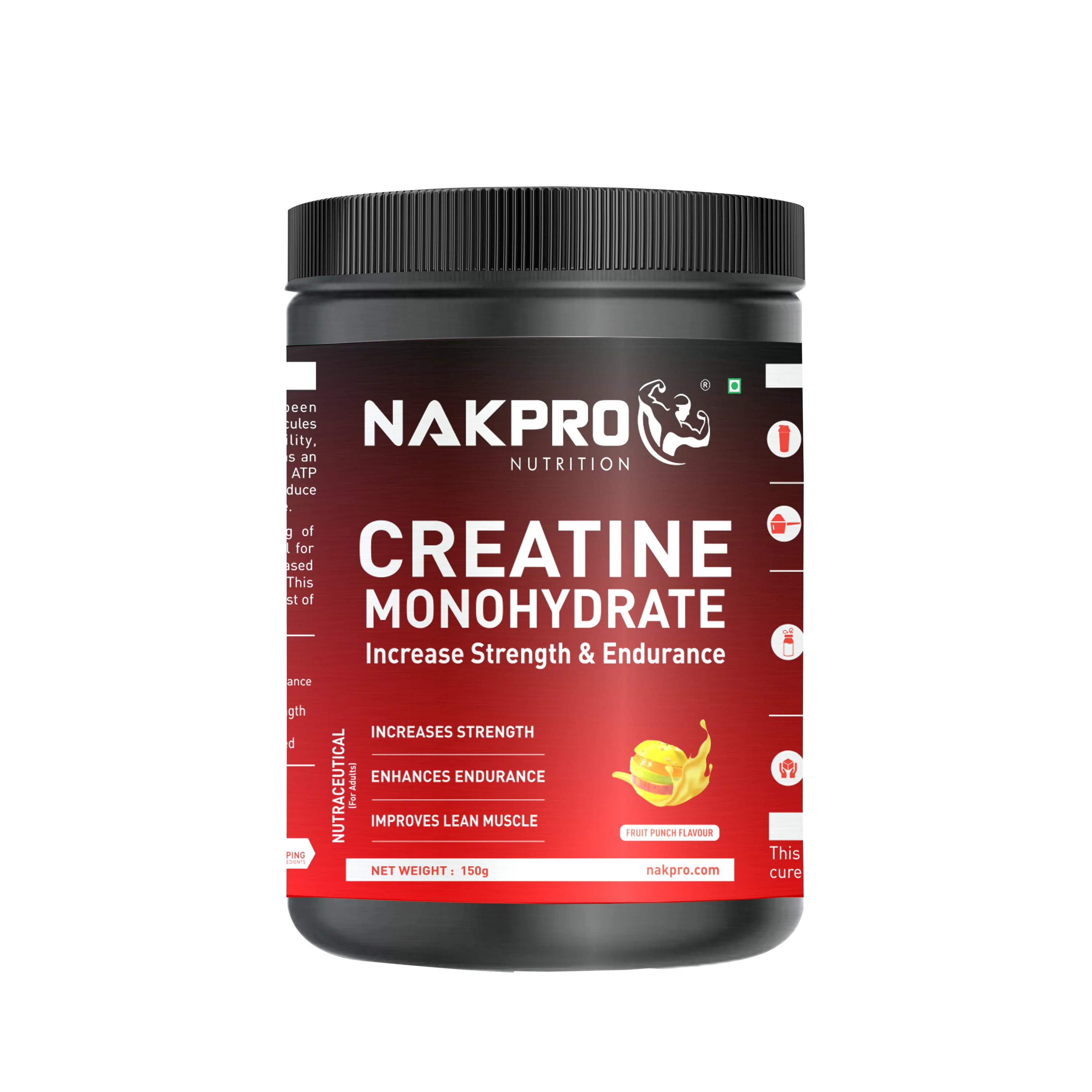 Nakpro Micronized Creatine Monohydrate | Maintenance and Support muscle | Trustified Certified - Image 62
