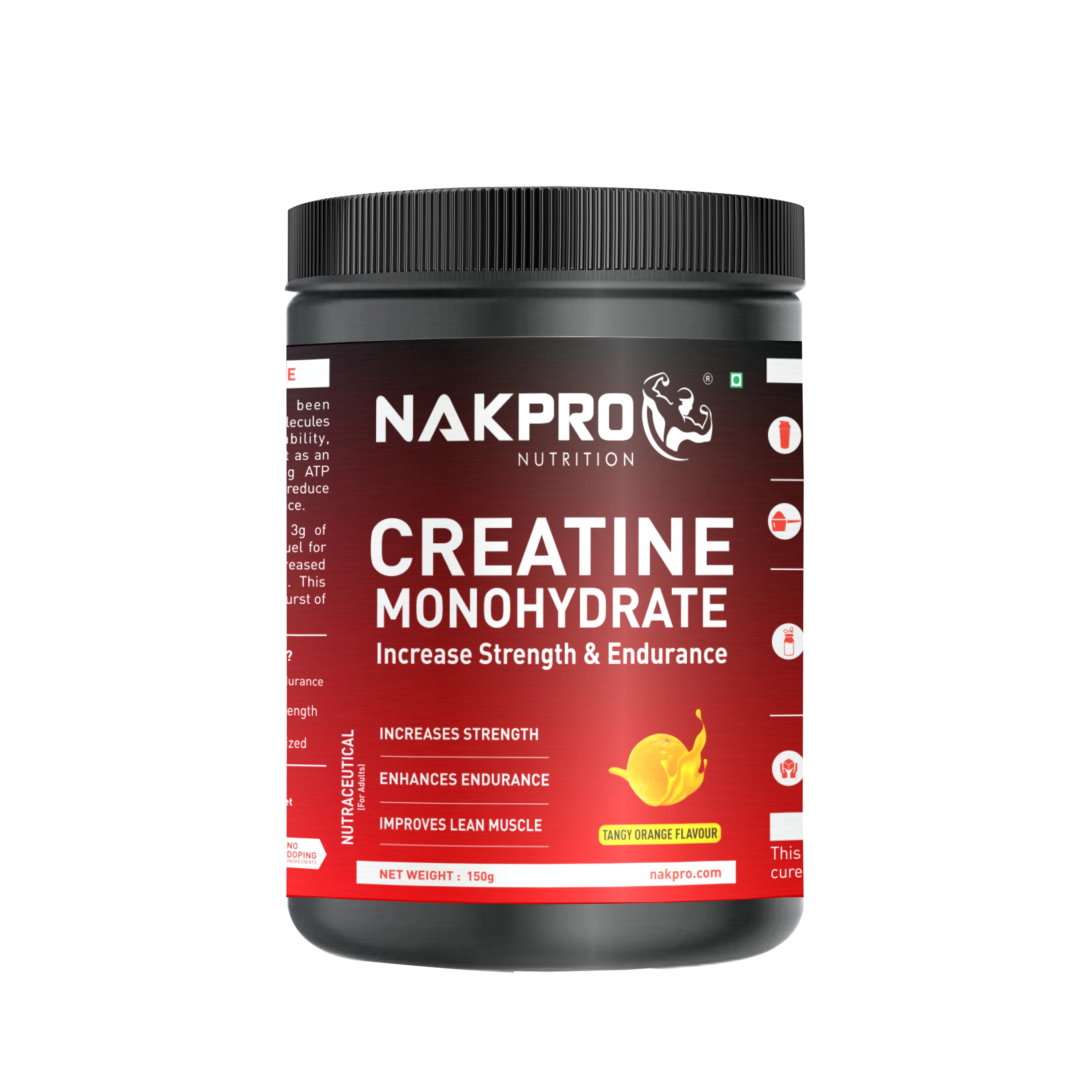 Nakpro Micronized Creatine Monohydrate | Maintenance and Support muscle | Trustified Certified - Image 63