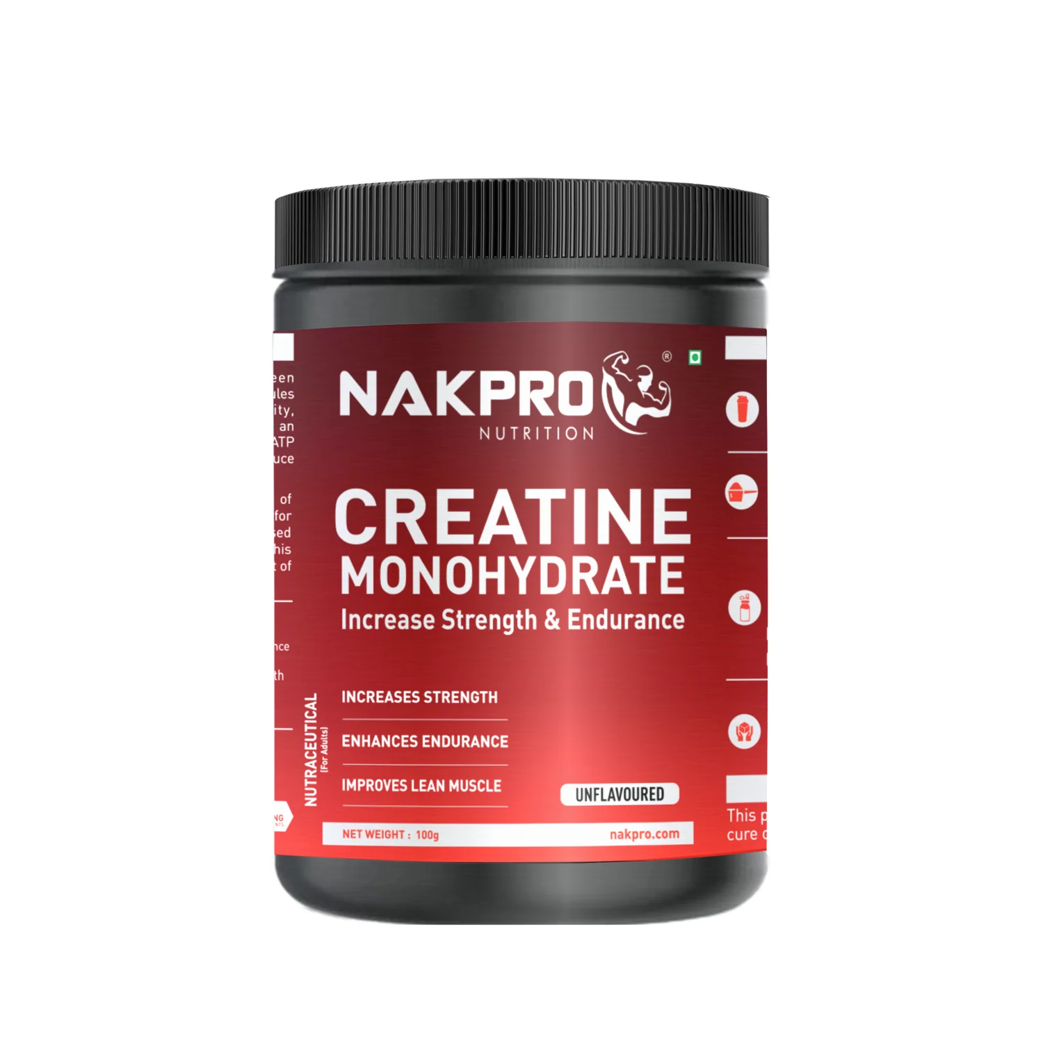 Nakpro Micronized Creatine Monohydrate | Maintenance and Support muscle | Trustified Certified - Image 83