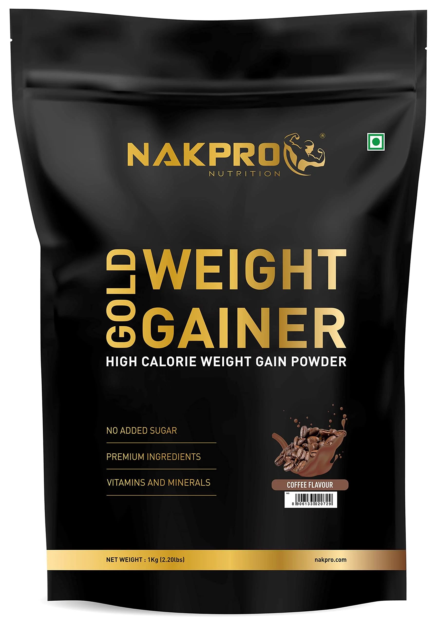 Nakpro Gold Weight Gainer | 79g Carbs | Added Vitamins & Minerals - Image 12