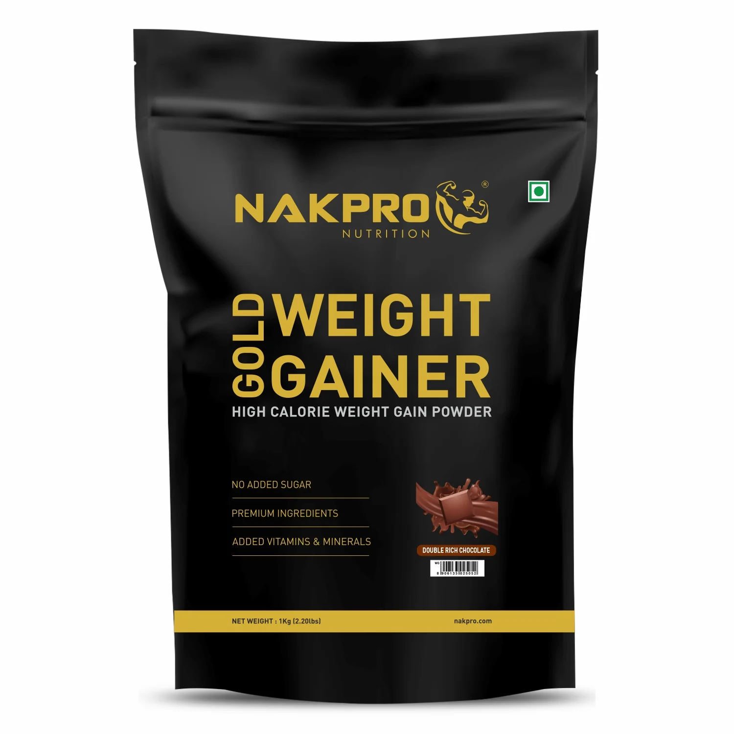 Nakpro Gold Weight Gainer | 79g Carbs | Added Vitamins & Minerals - Image 5
