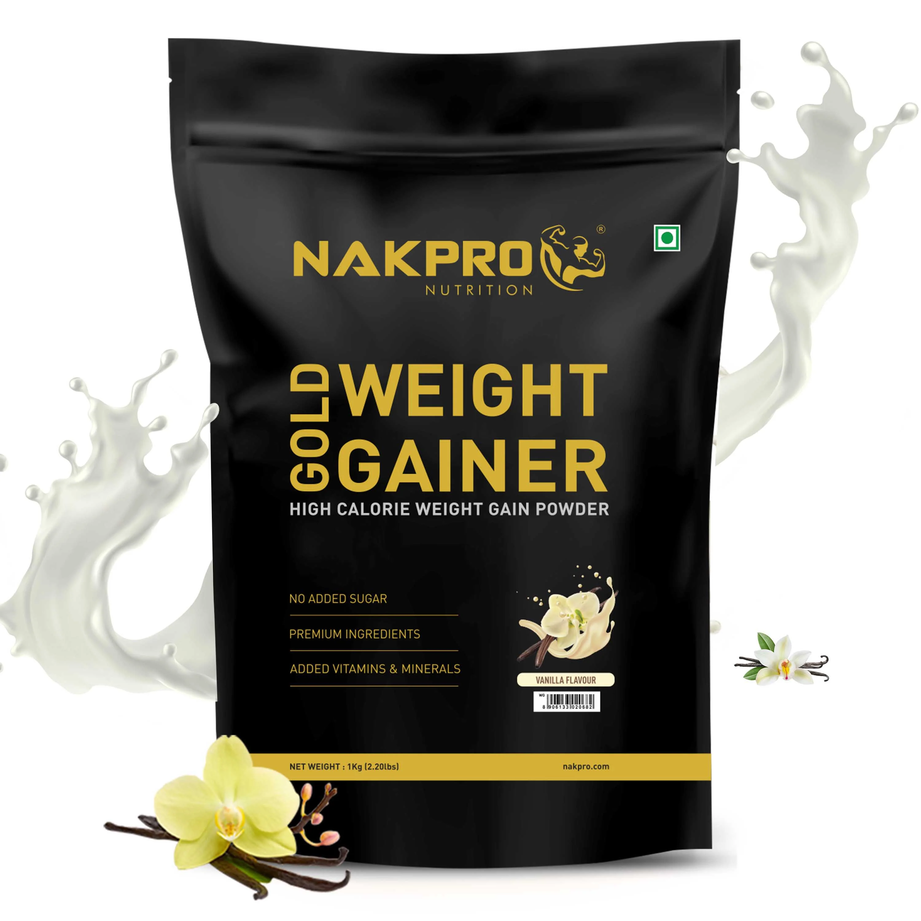 Nakpro Gold Weight Gainer | 79g Carbs | Added Vitamins & Minerals - Image 72