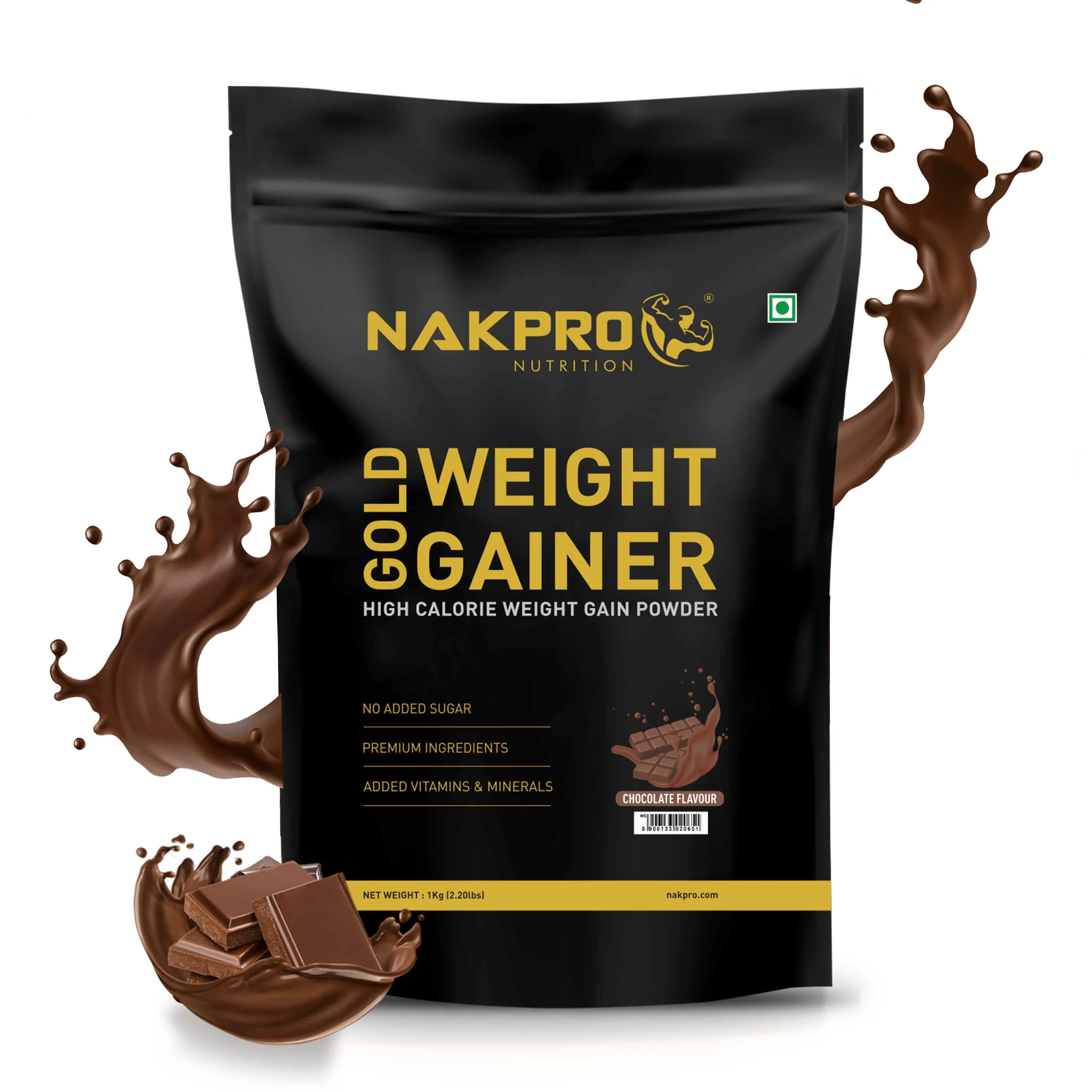 Nakpro Gold Weight Gainer | 79g Carbs | Added Vitamins & Minerals - Image 73