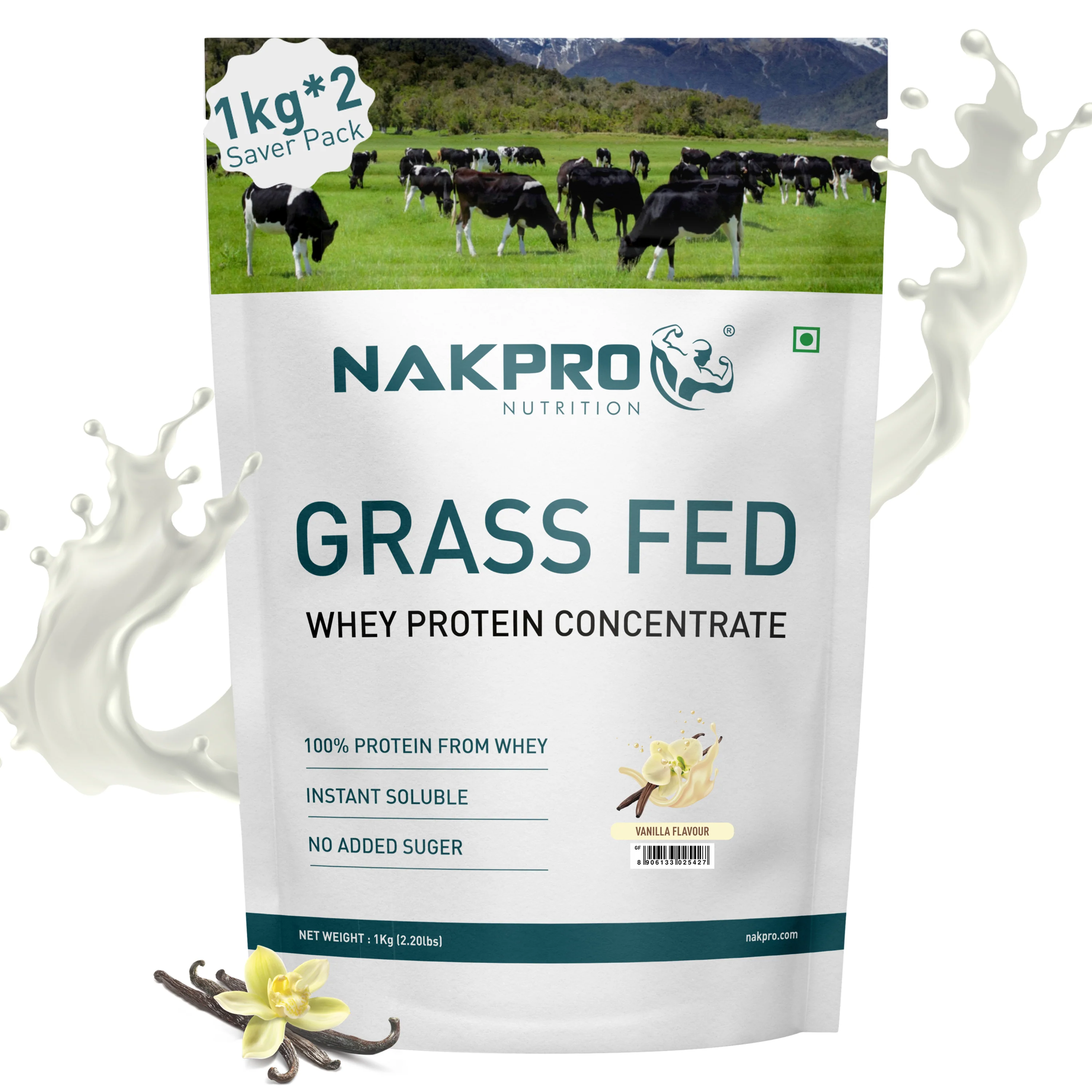 Nakpro Grass Fed Whey Protein Concentrate | 75g Protein - Image 13