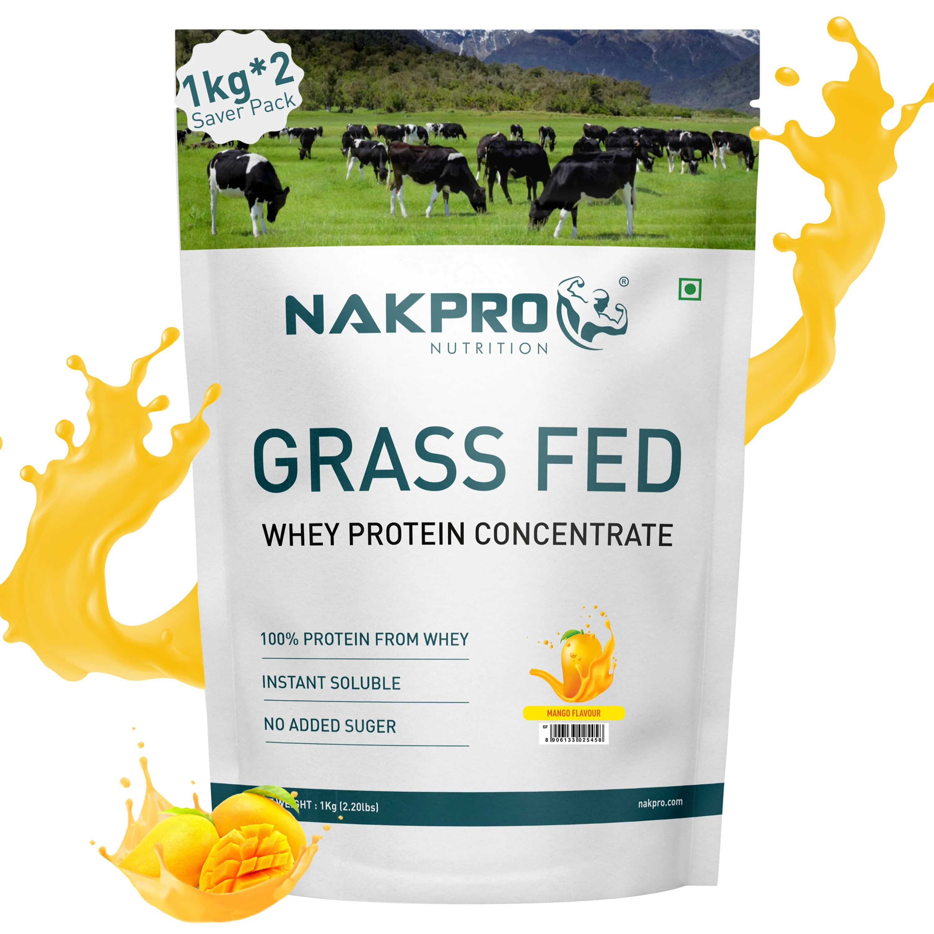 Nakpro Grass Fed Whey Protein Concentrate | 75g Protein - Image 15