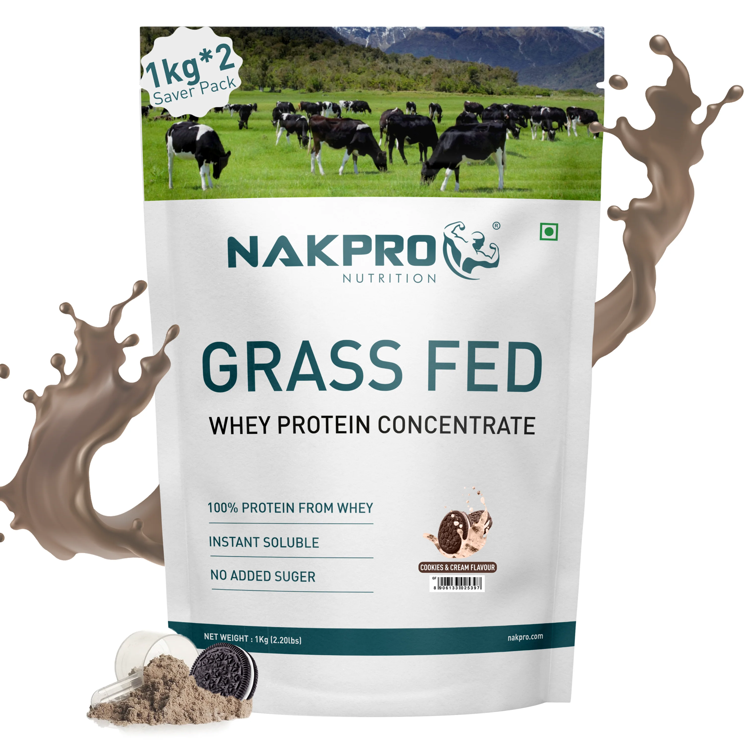 Nakpro Grass Fed Whey Protein Concentrate | 75g Protein - Image 17