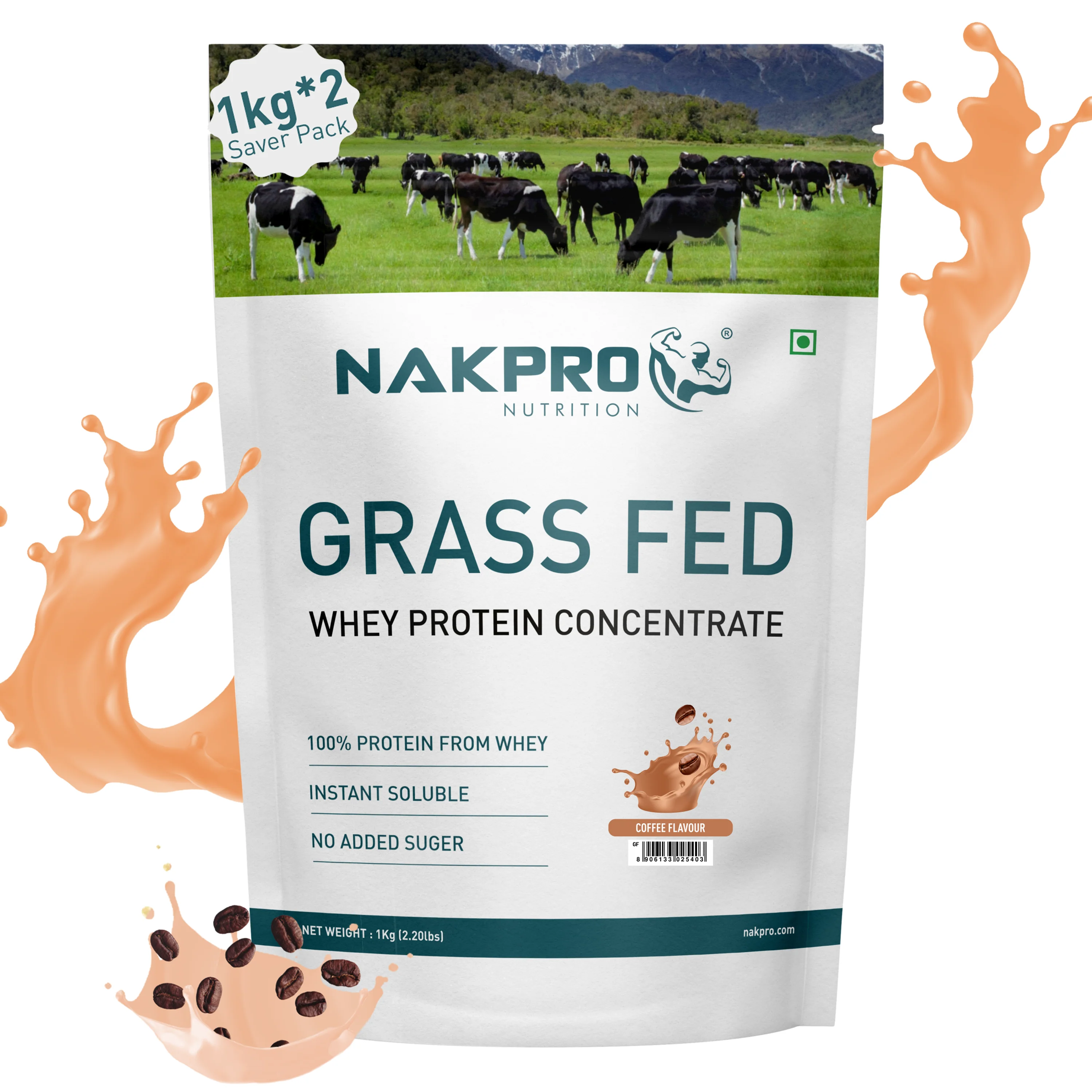 Nakpro Grass Fed Whey Protein Concentrate | 75g Protein - Image 18