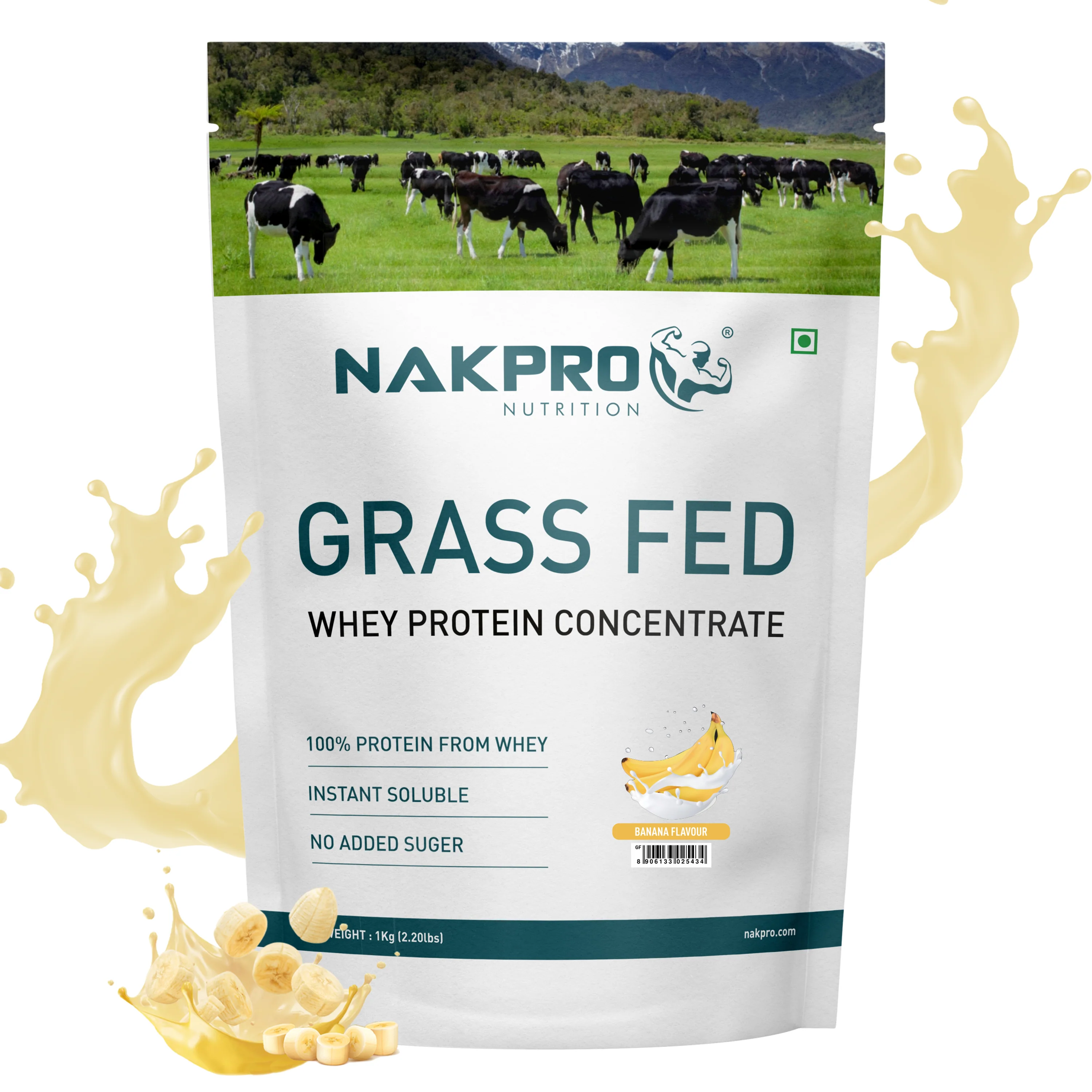 Nakpro Grass Fed Whey Protein Concentrate | 75g Protein - Image 3