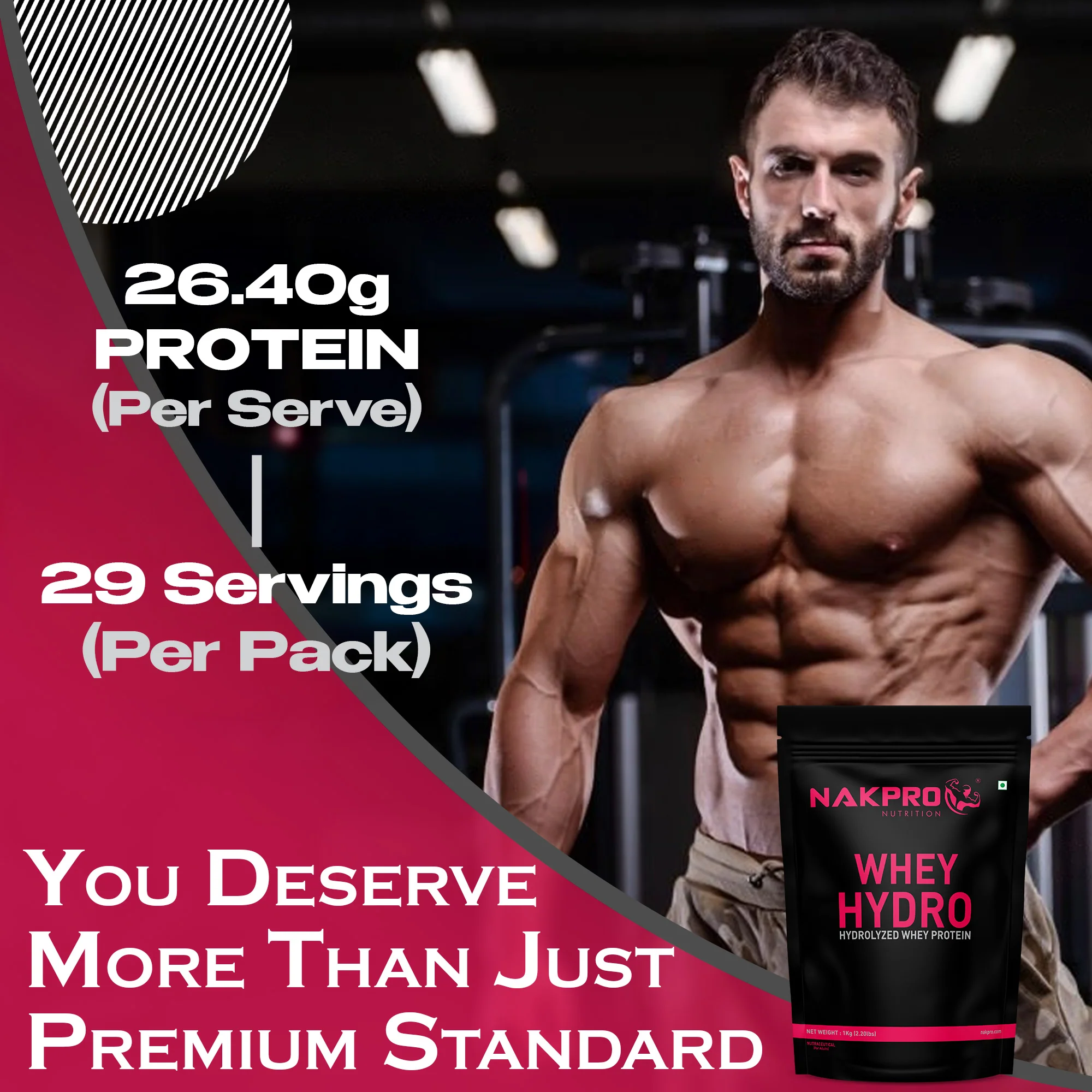 Nakpro Whey Hydro Whey Protein Hydrolysate | 75g Protein - Image 19