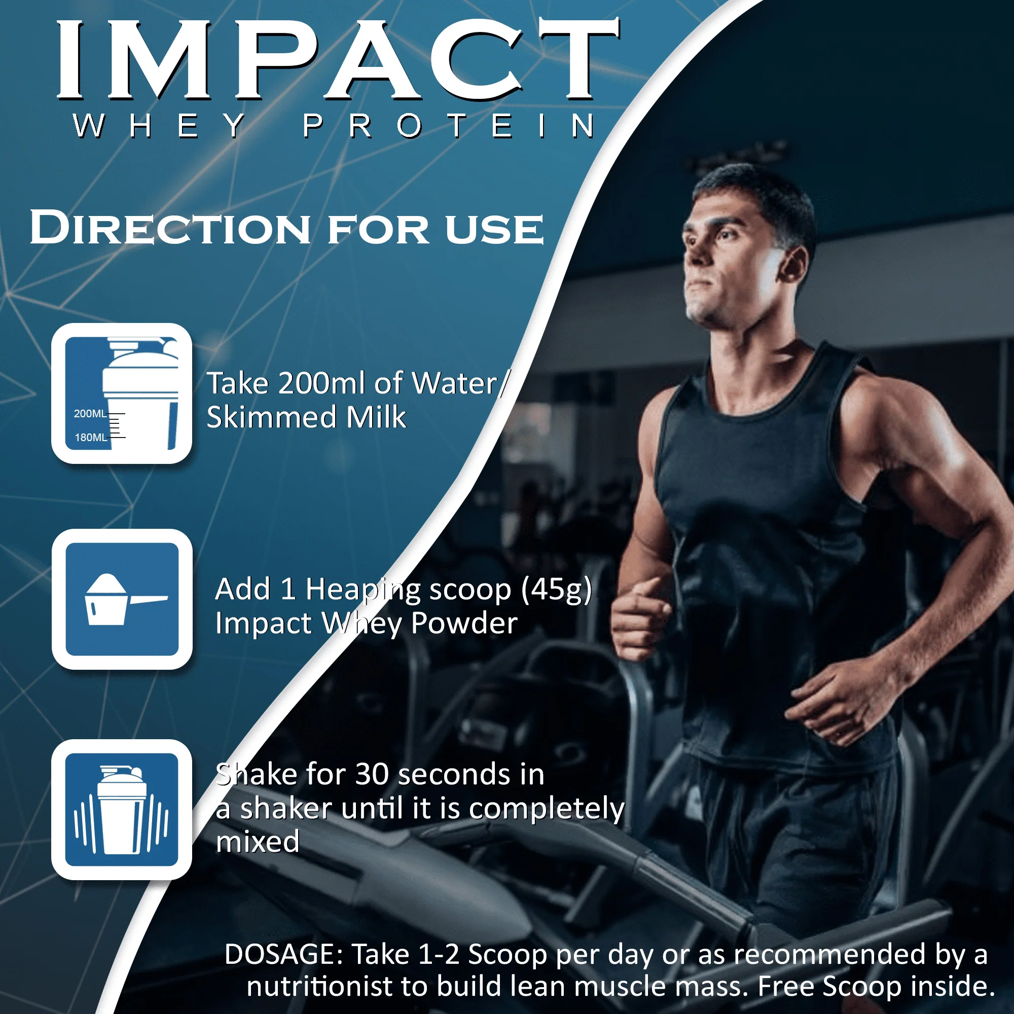 Nakpro Impact Whey Protein | 53g Protein | Whey Isolate & Concentrate Blend | Added Enzymes & Vitamins | Trustified Certified - Image 48