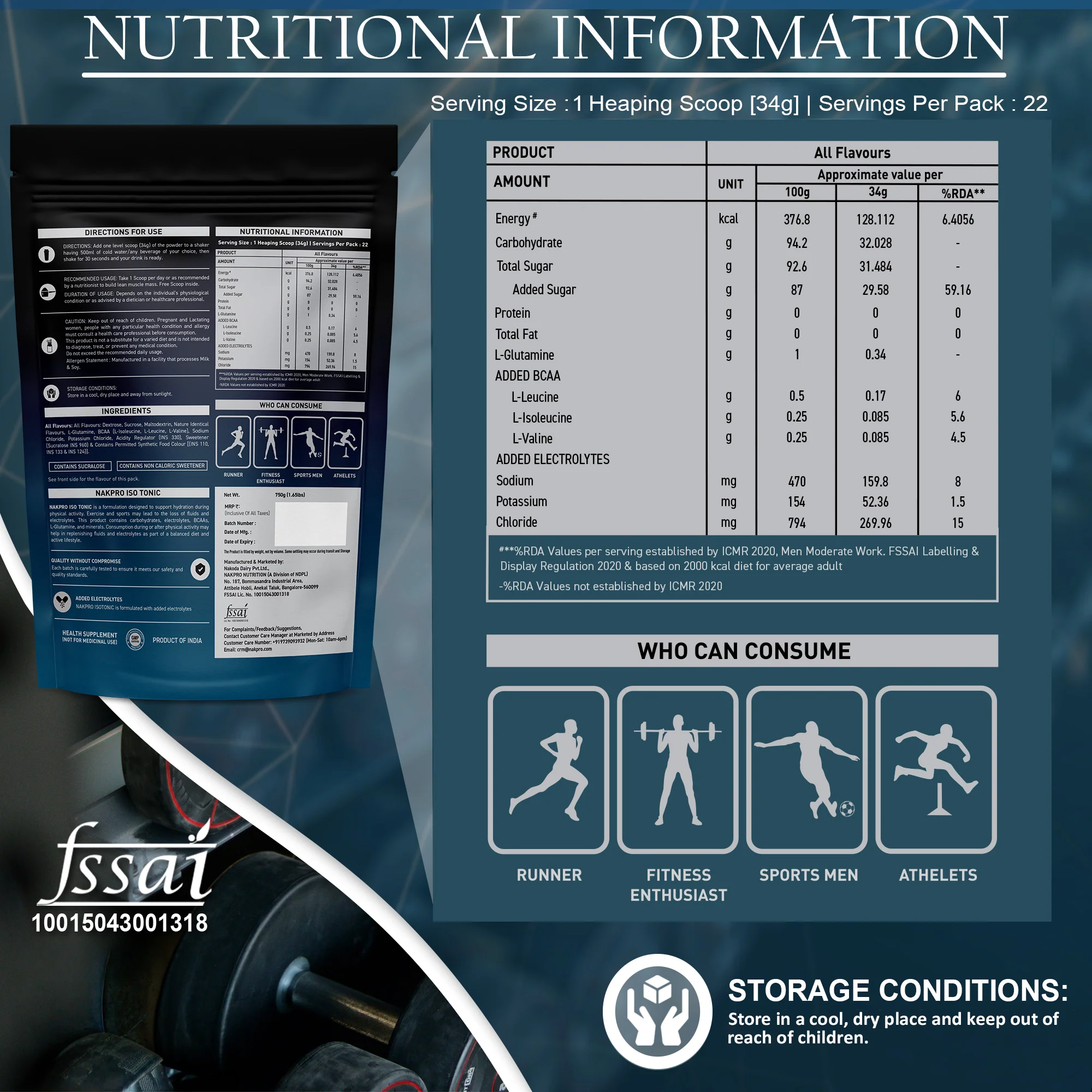 Nakpro ISO Tonic | Electrolytes Powder | Hydration & Performance Support - Image 5