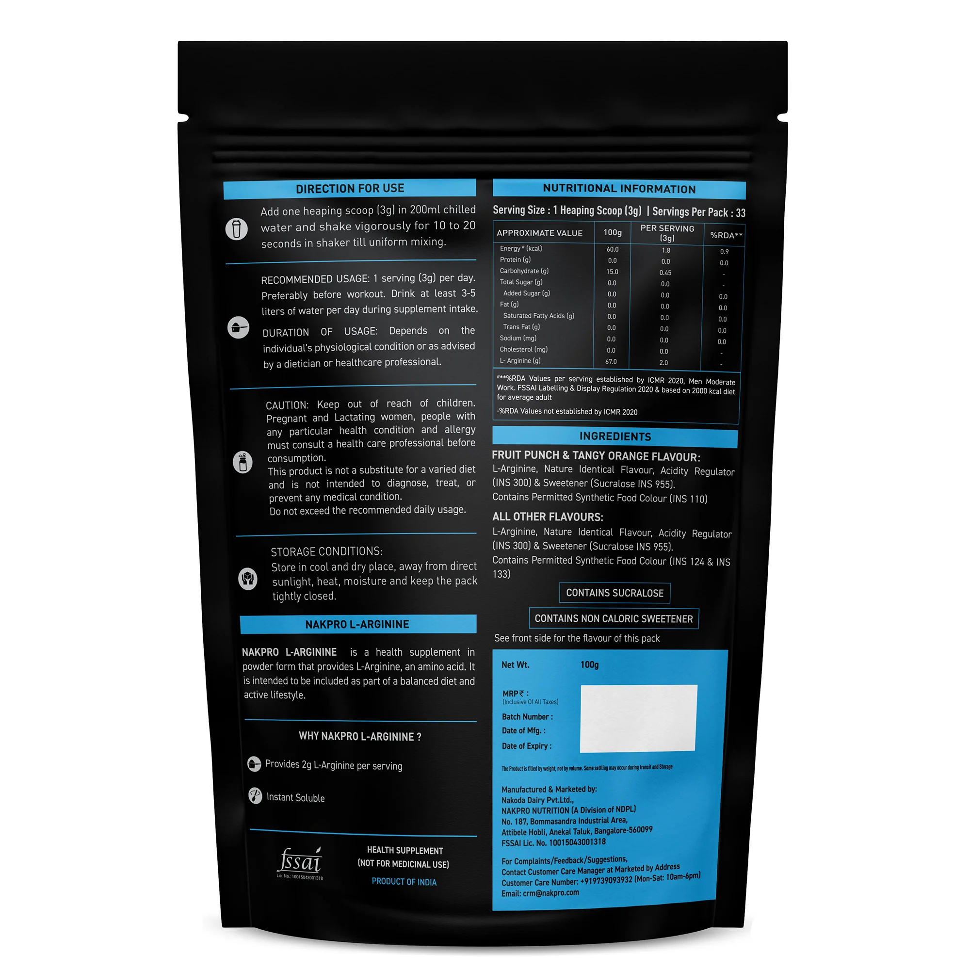 Nakpro L-Arginine | Amino Acid Powder - Image 11