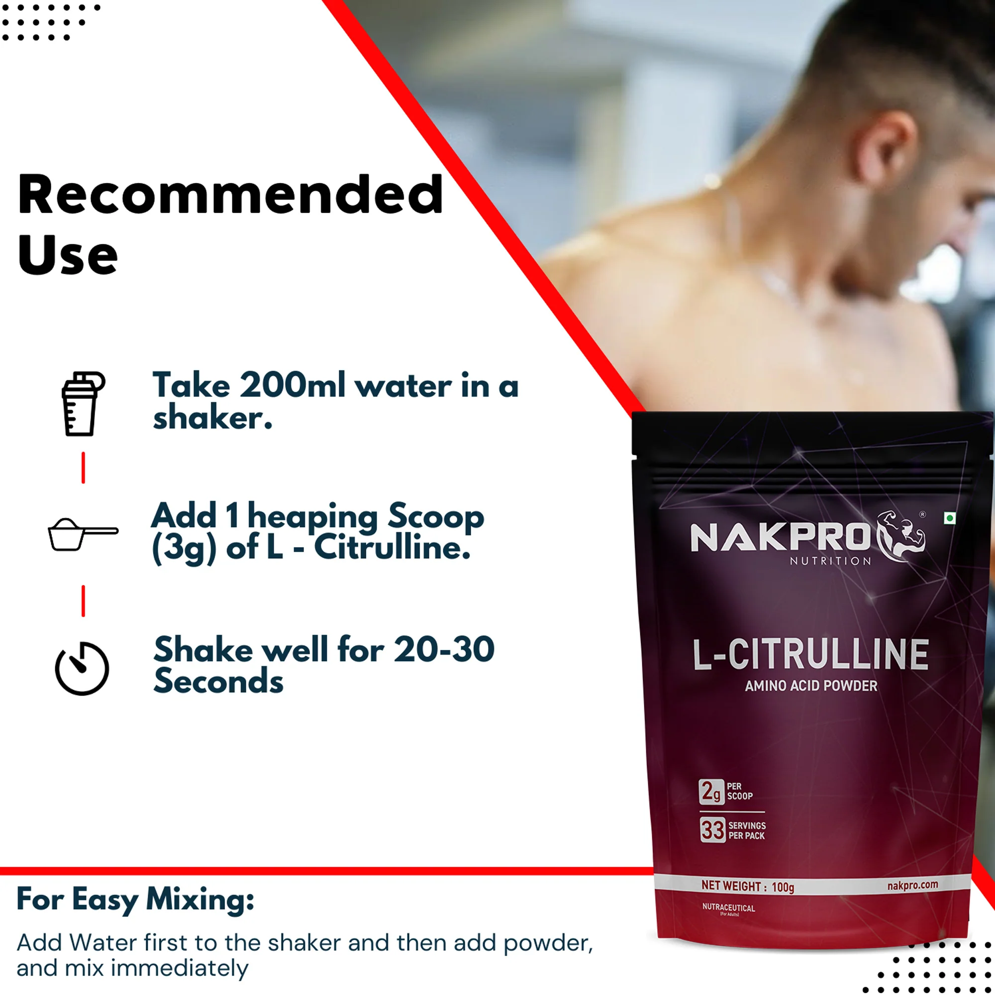 Nakpro L-Citrulline | Amino Acid | Supports Endurance And Exercise Intensity - Image 17