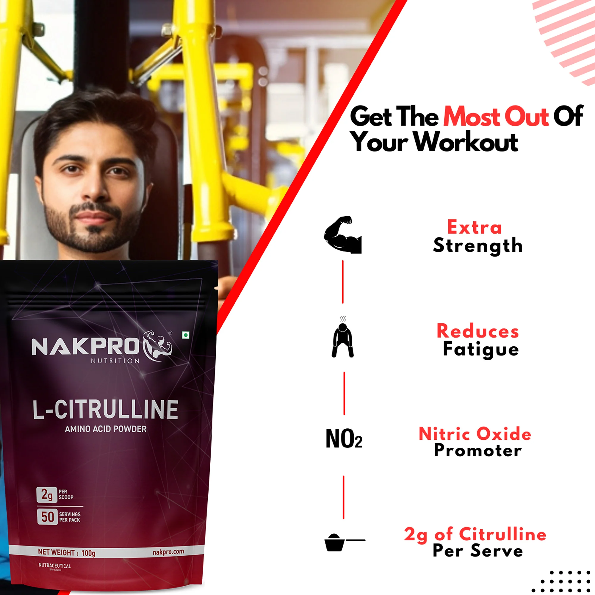 Nakpro L-Citrulline | Amino Acid | Supports Endurance And Exercise Intensity - Image 24