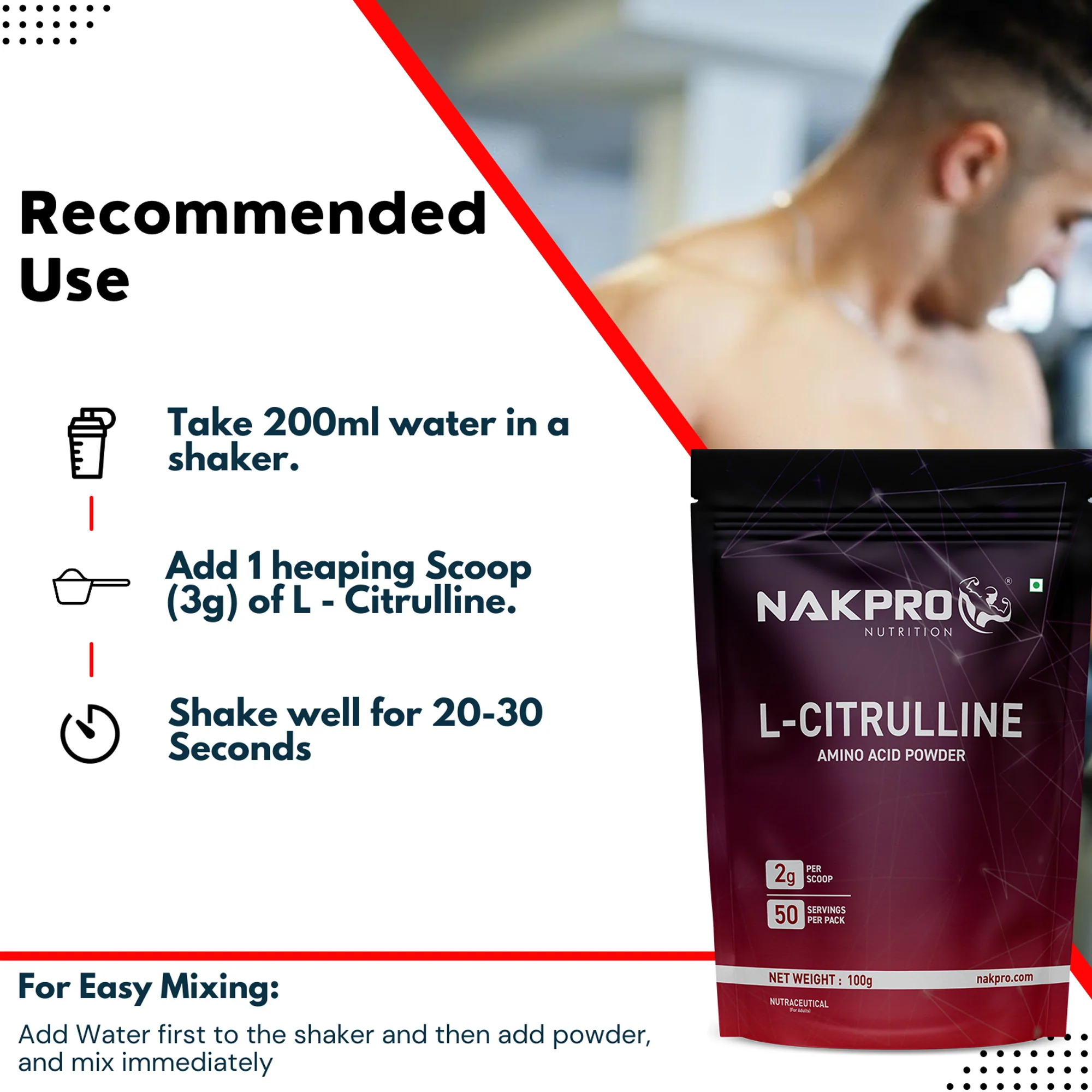 Nakpro L-Citrulline | Amino Acid | Supports Endurance And Exercise Intensity - Image 26