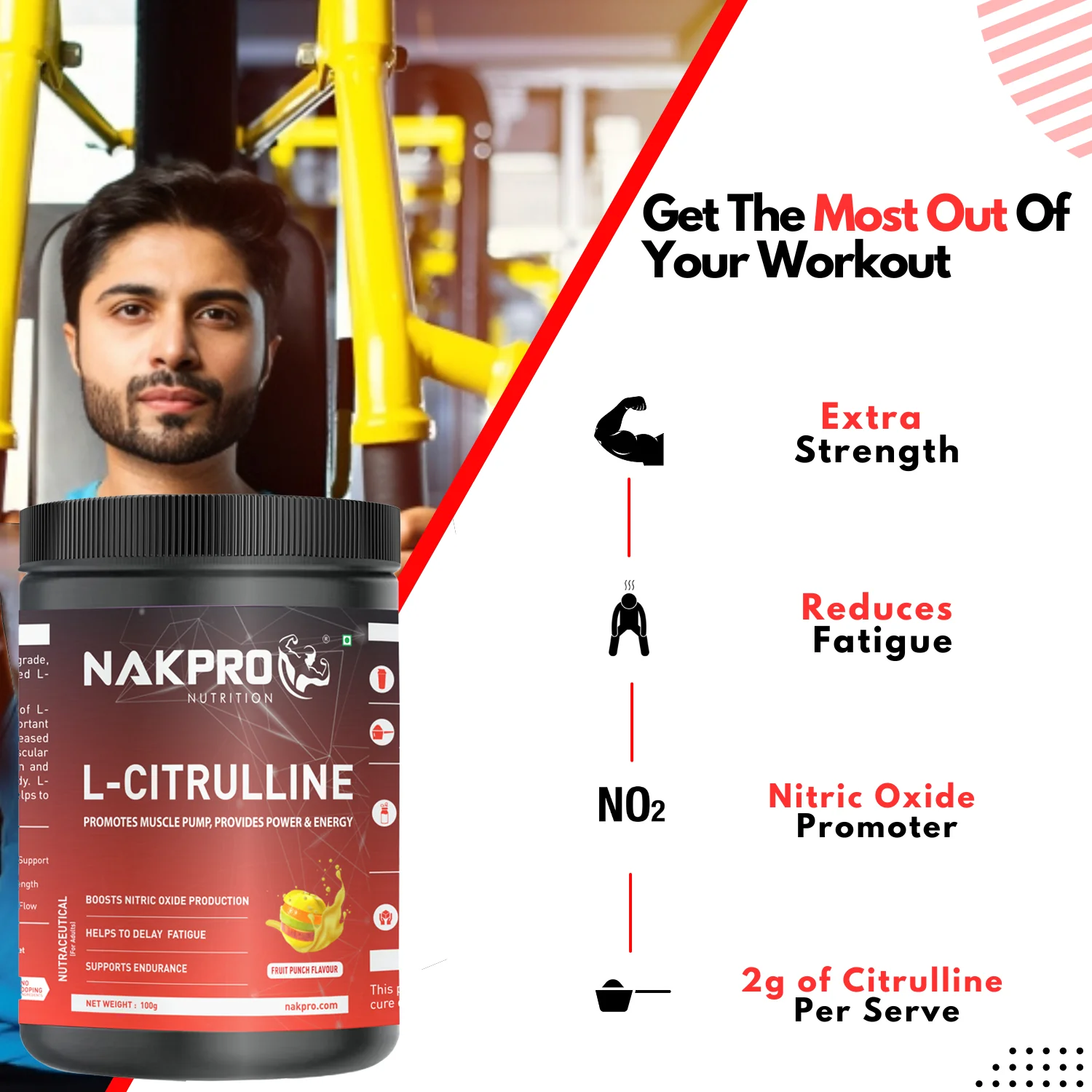 Nakpro L-Citrulline | Amino Acid | Supports Endurance And Exercise Intensity - Image 3