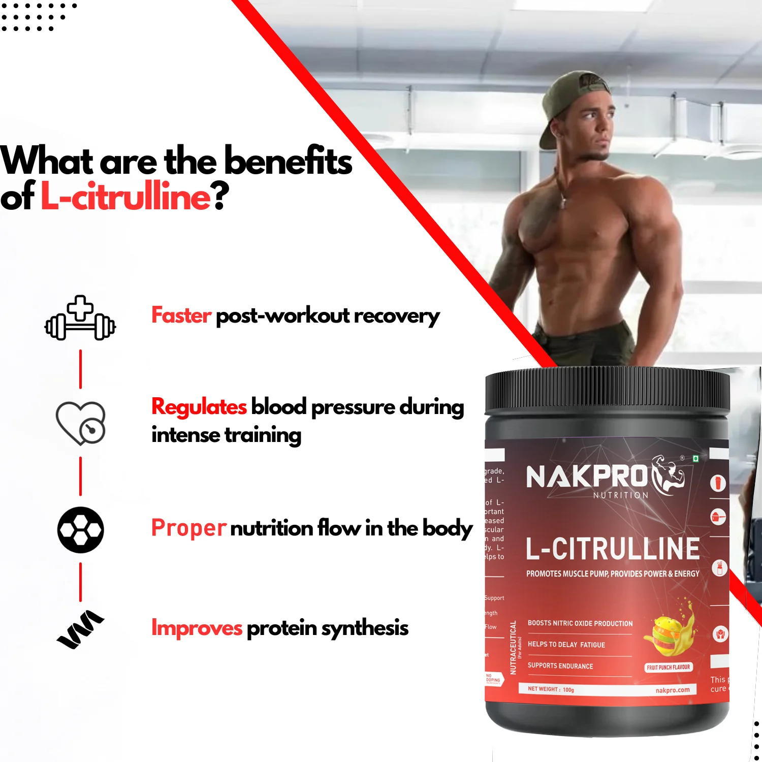 Nakpro L-Citrulline | Amino Acid | Supports Endurance And Exercise Intensity - Image 5