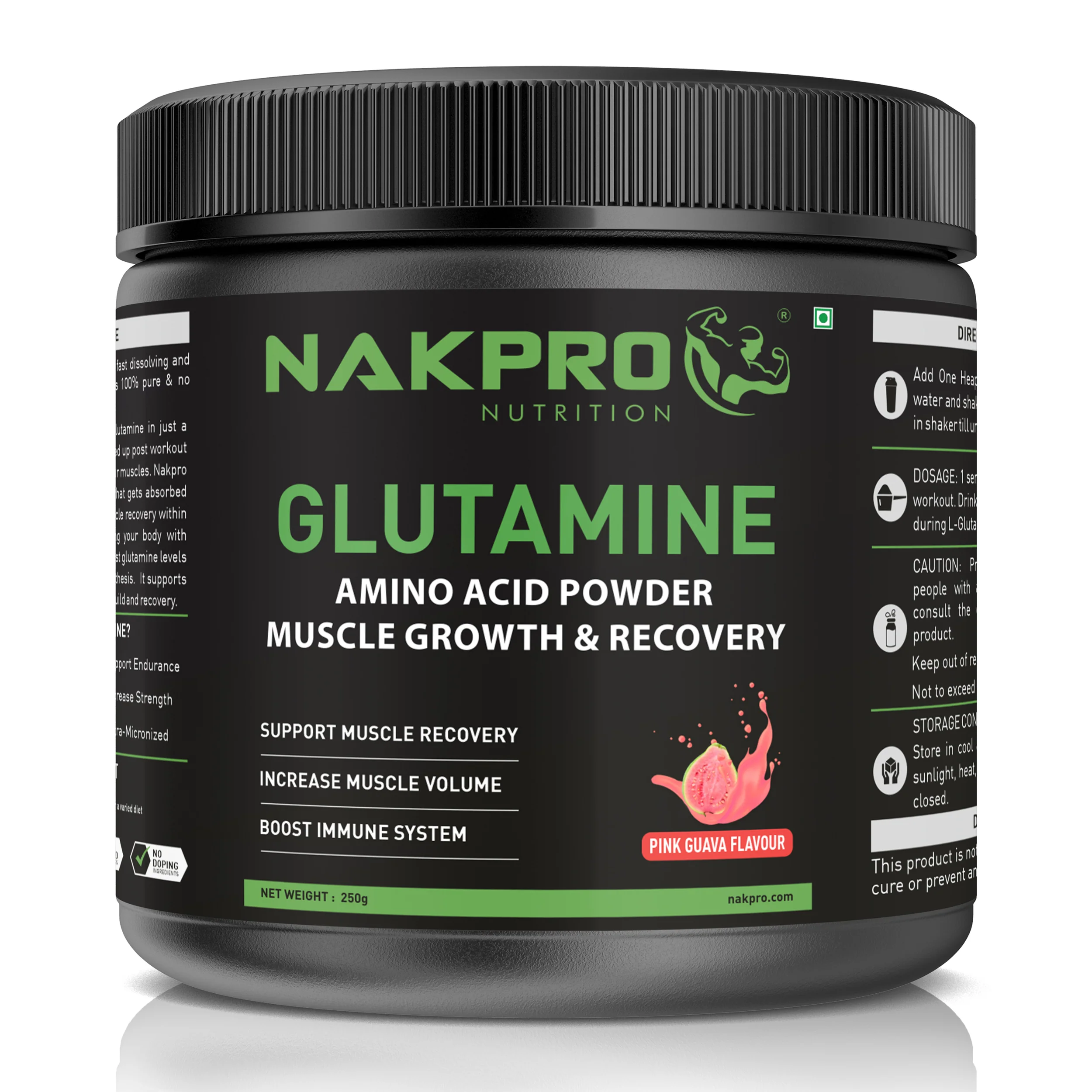 Nakpro L-Glutamine | Amino Acid for Muscle Recovery & Growth - Image 104