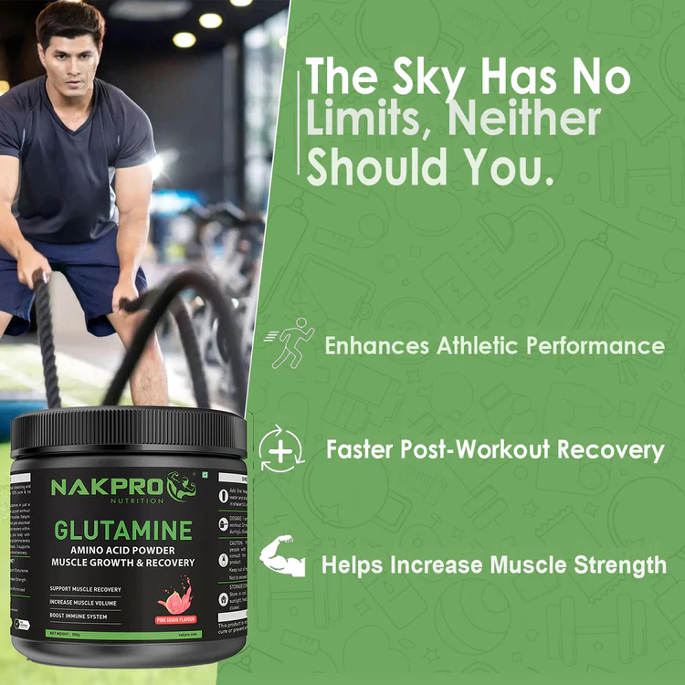 Nakpro L-Glutamine | Amino Acid for Muscle Recovery & Growth - Image 105