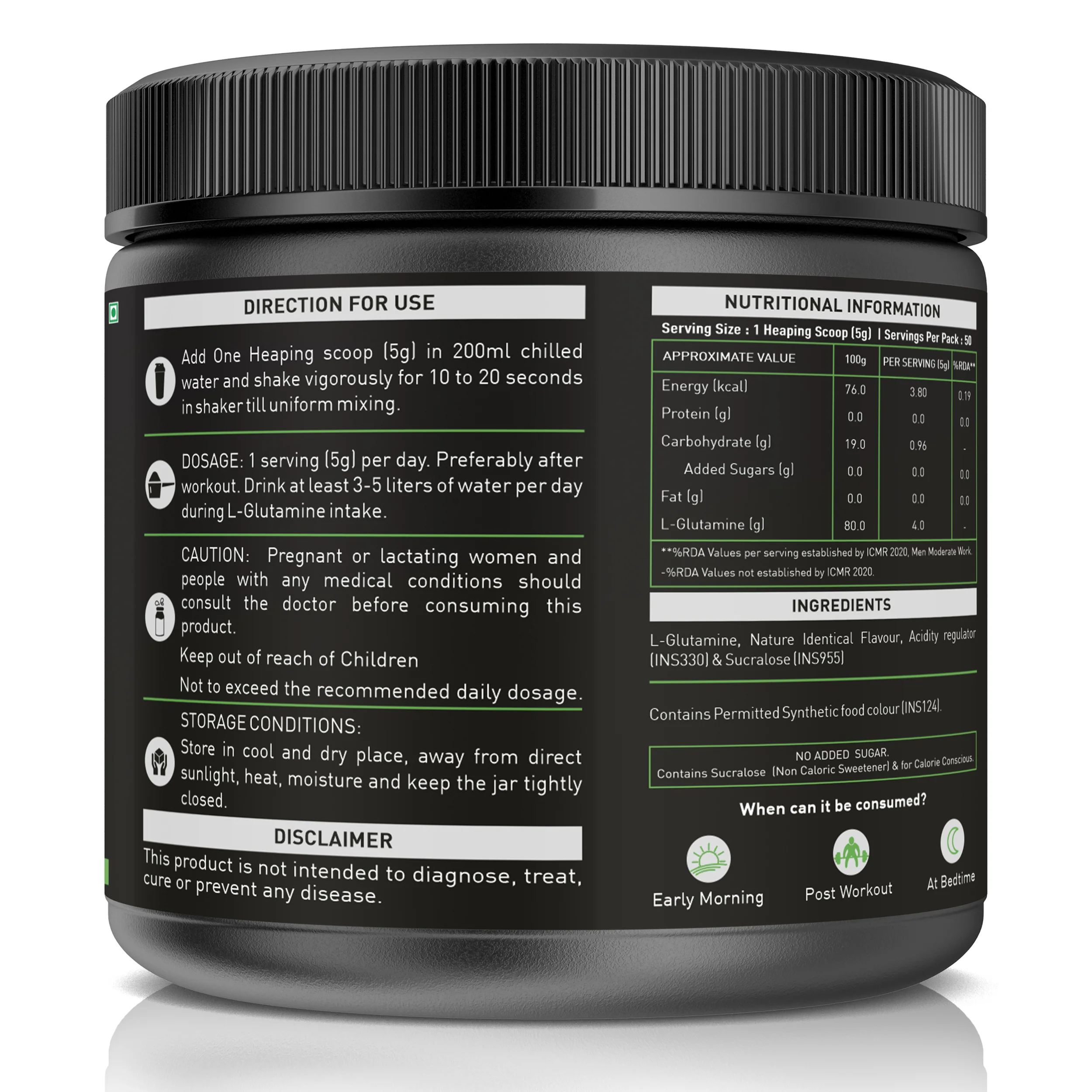 Nakpro L-Glutamine | Amino Acid for Muscle Recovery & Growth - Image 107