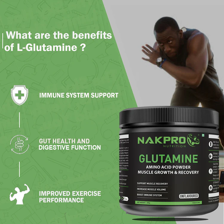 Nakpro L-Glutamine | Amino Acid for Muscle Recovery & Growth - Image 110