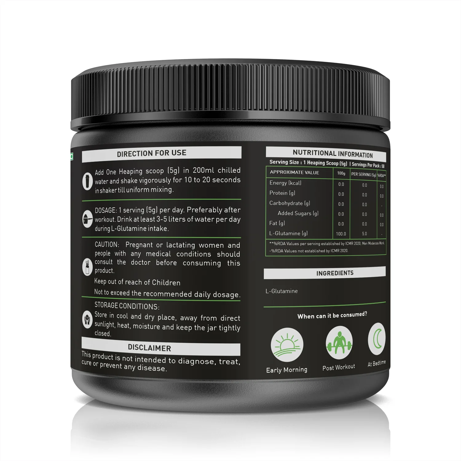 Nakpro L-Glutamine | Amino Acid for Muscle Recovery & Growth - Image 112