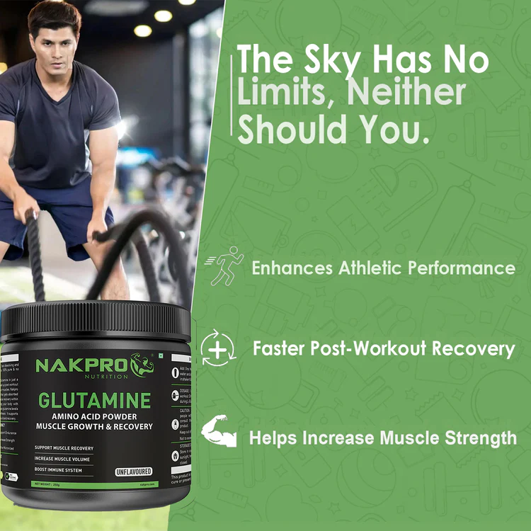 Nakpro L-Glutamine | Amino Acid for Muscle Recovery & Growth - Image 114
