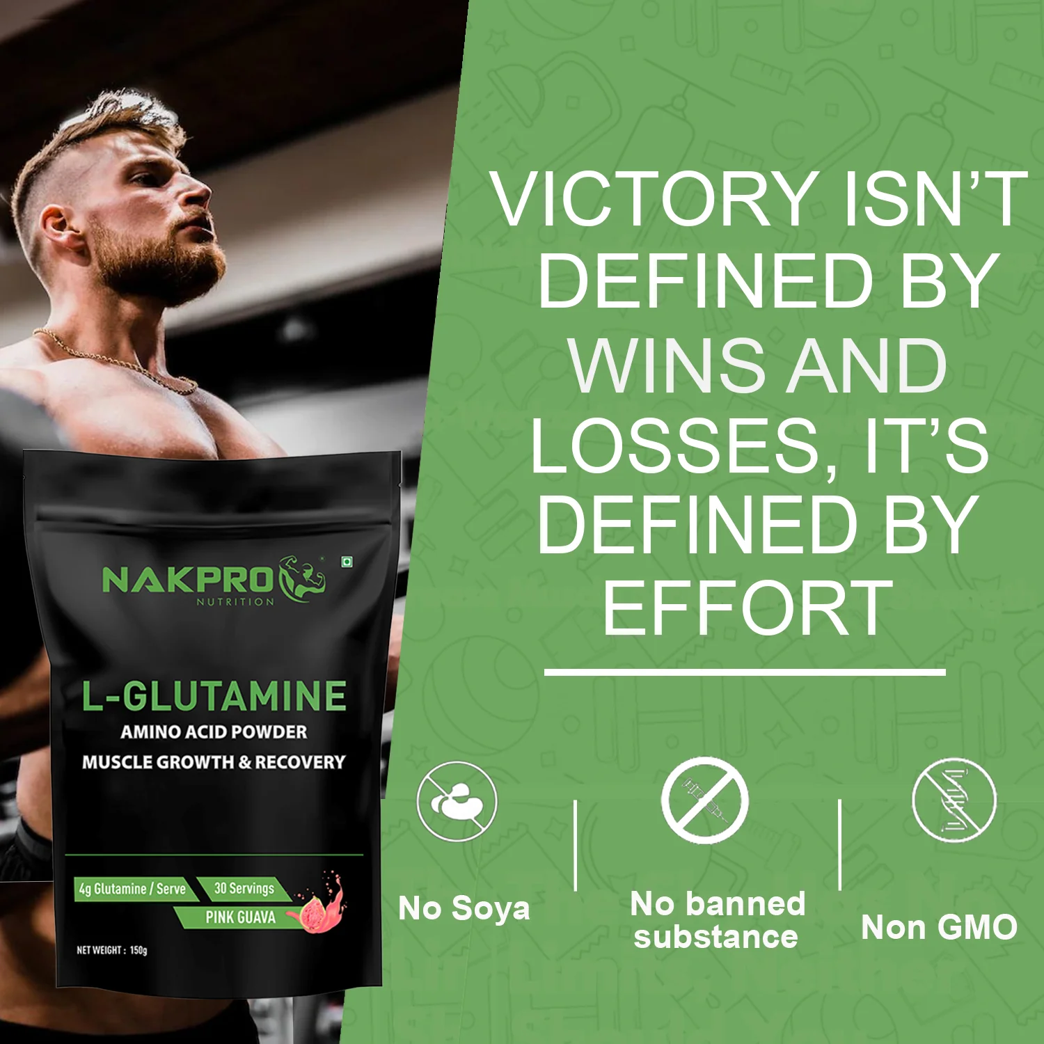 Nakpro L-Glutamine | Amino Acid for Muscle Recovery & Growth - Image 16