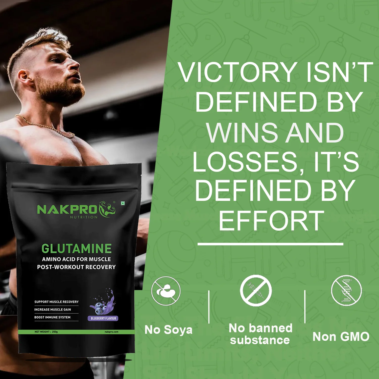 Nakpro L-Glutamine | Amino Acid for Muscle Recovery & Growth - Image 29